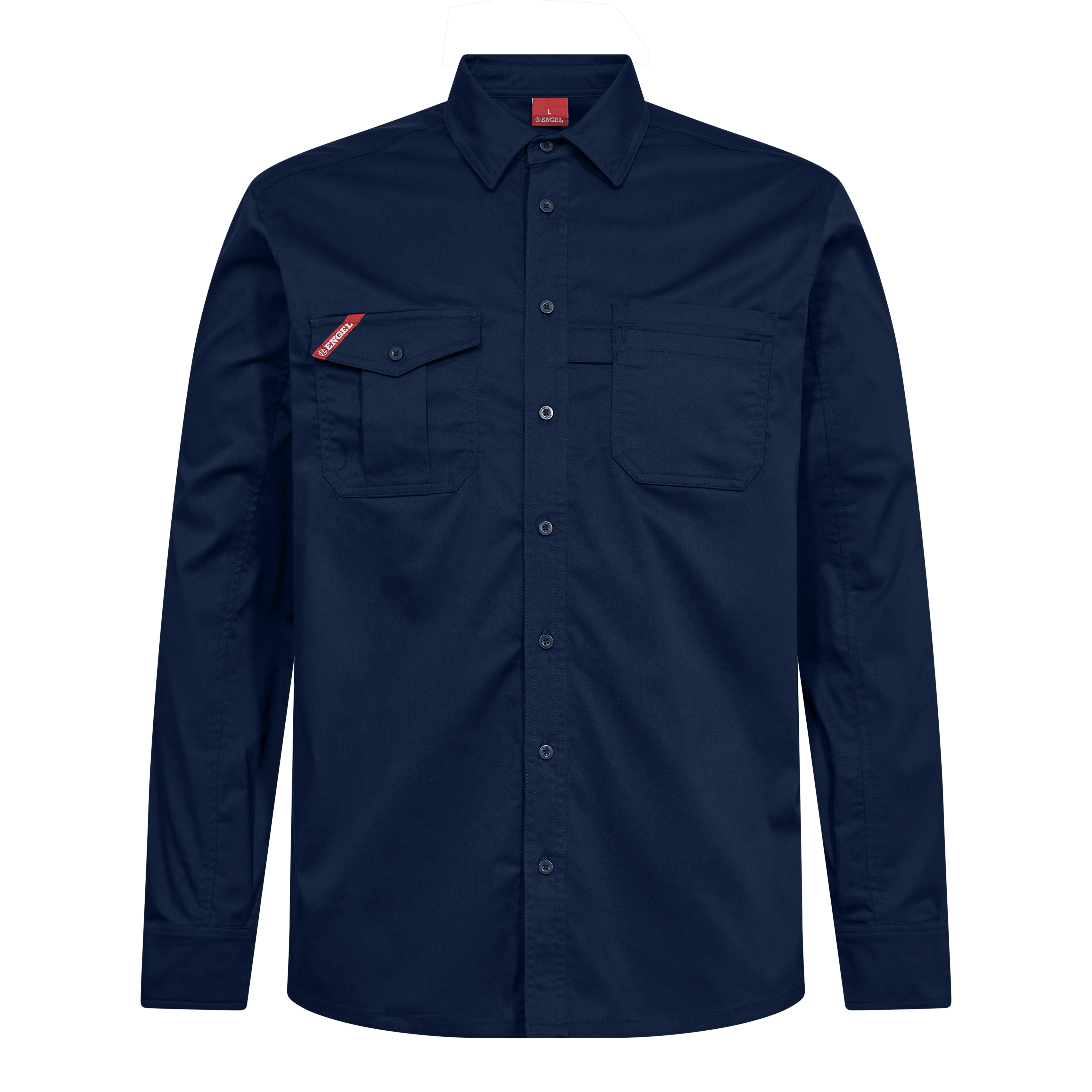 Engel Workwear Extend skjorte med stræk - Blue Ink [165] / XS