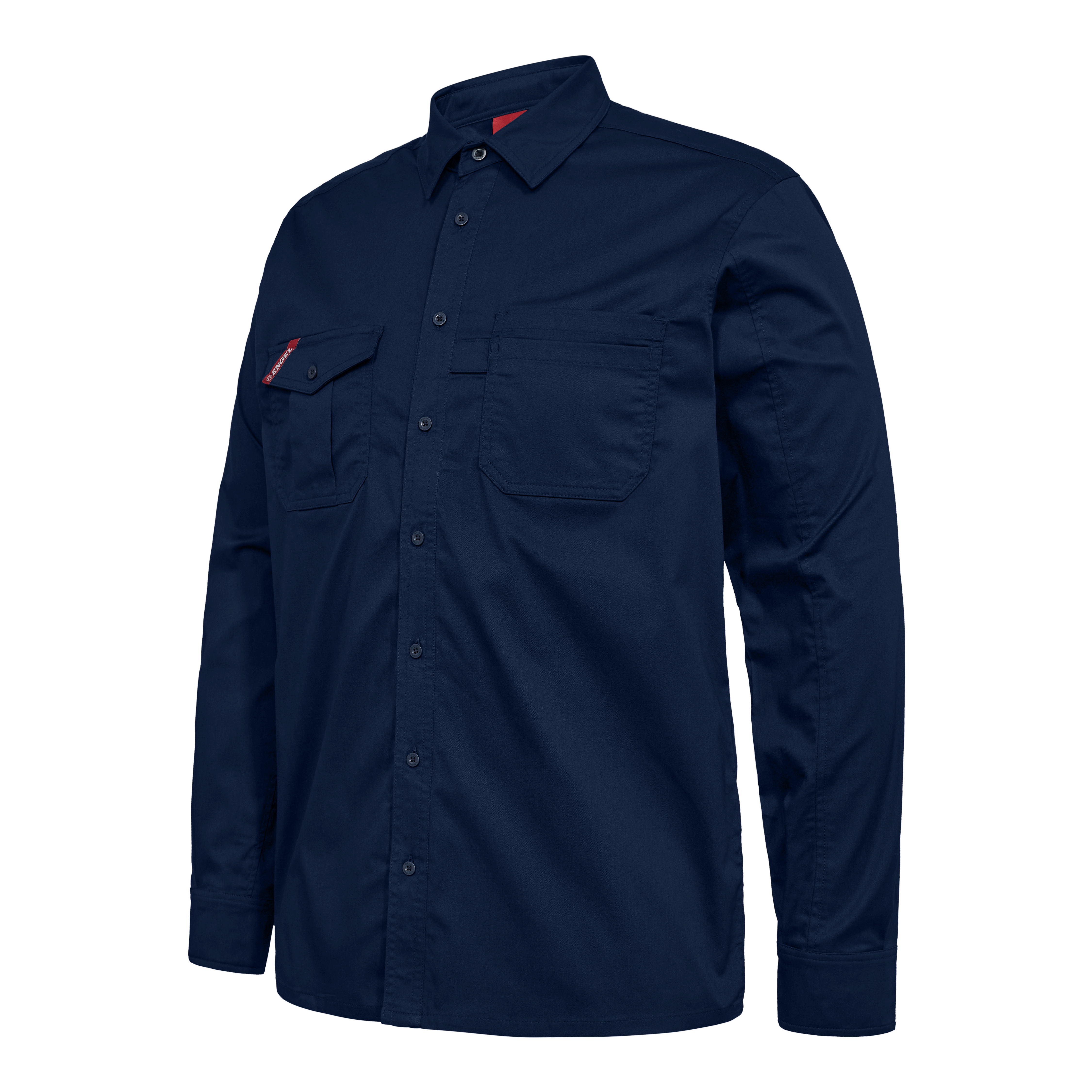 Engel Workwear Extend skjorte med stræk - Blue Ink [165] / XS