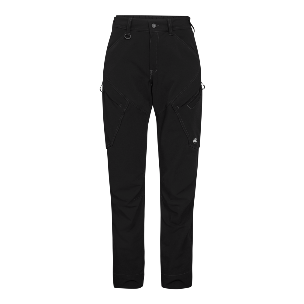 X-TREME Damen Servicehose mit 4-Wege Stretch – Schwarz (Front)