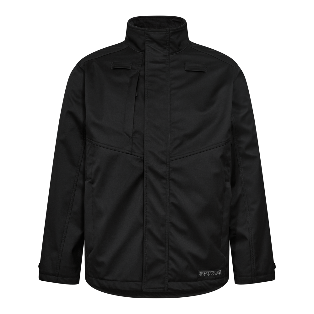 SAFETY+ Softshelljacke – Schwarz (Front)