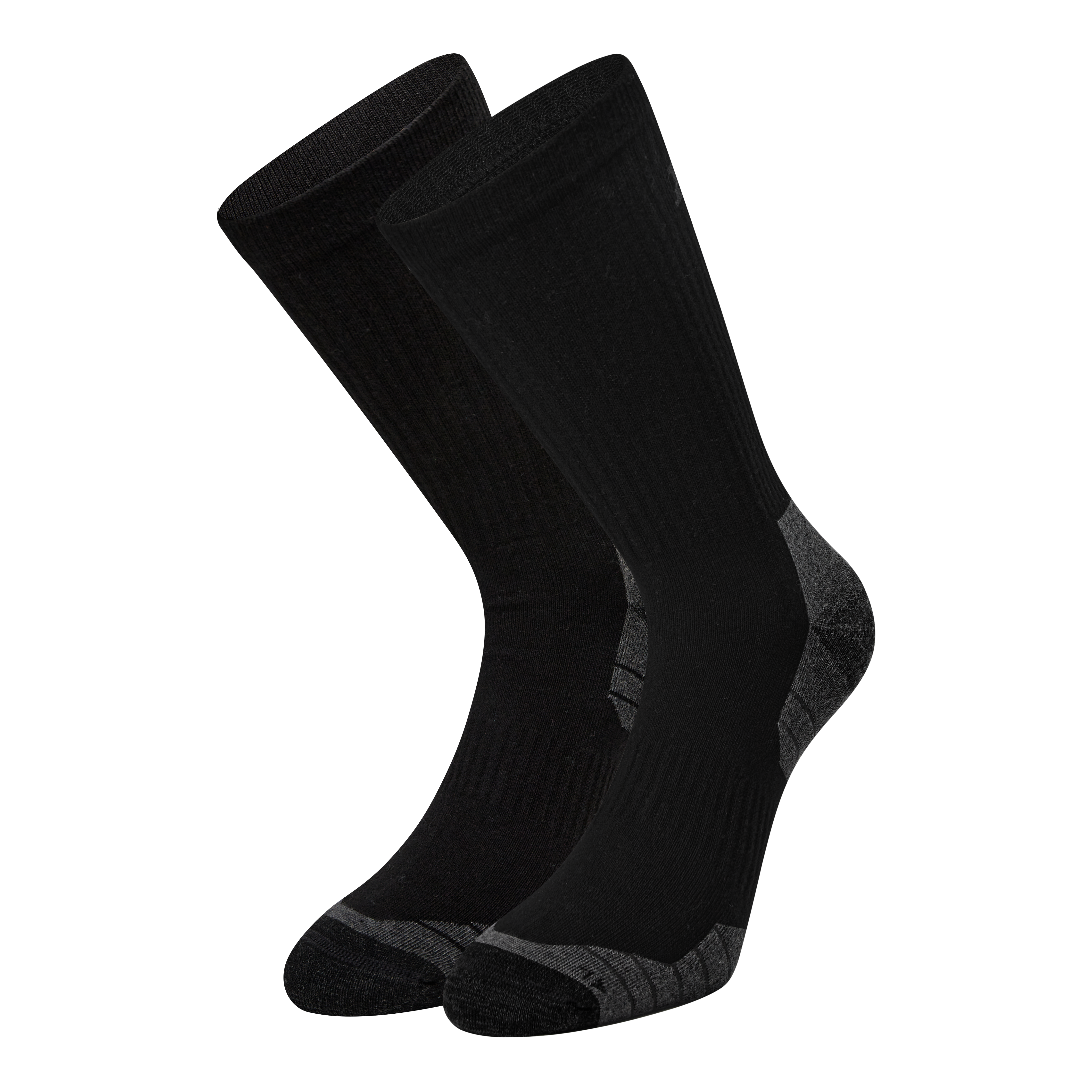 Engel Workwear Praktiske arbejdsstrømper 3-pak - Black/Dark Grey Melange [2058] / 38/40