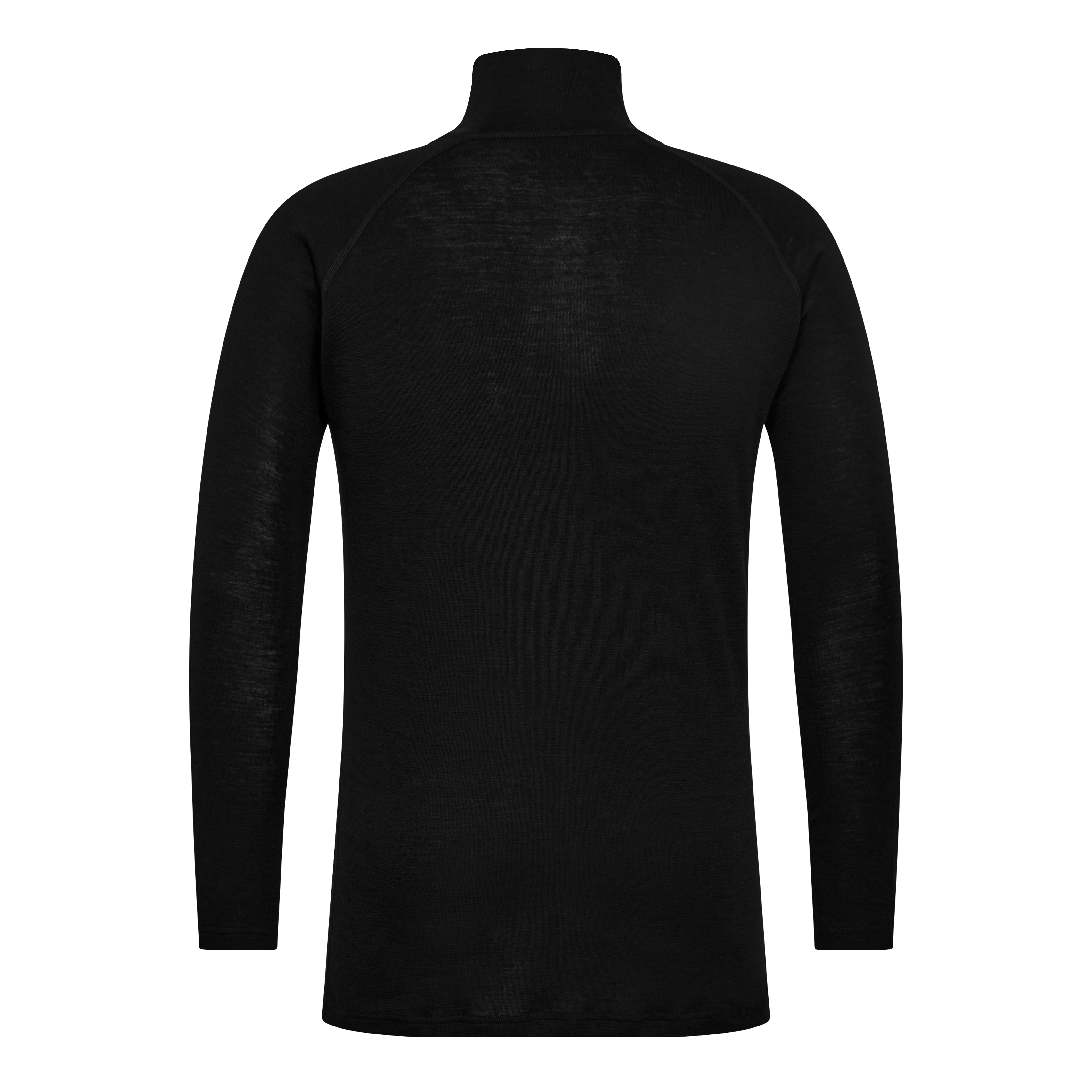 Engel Workwear Uldundertrøje med lynlås - Sort [20] / XS