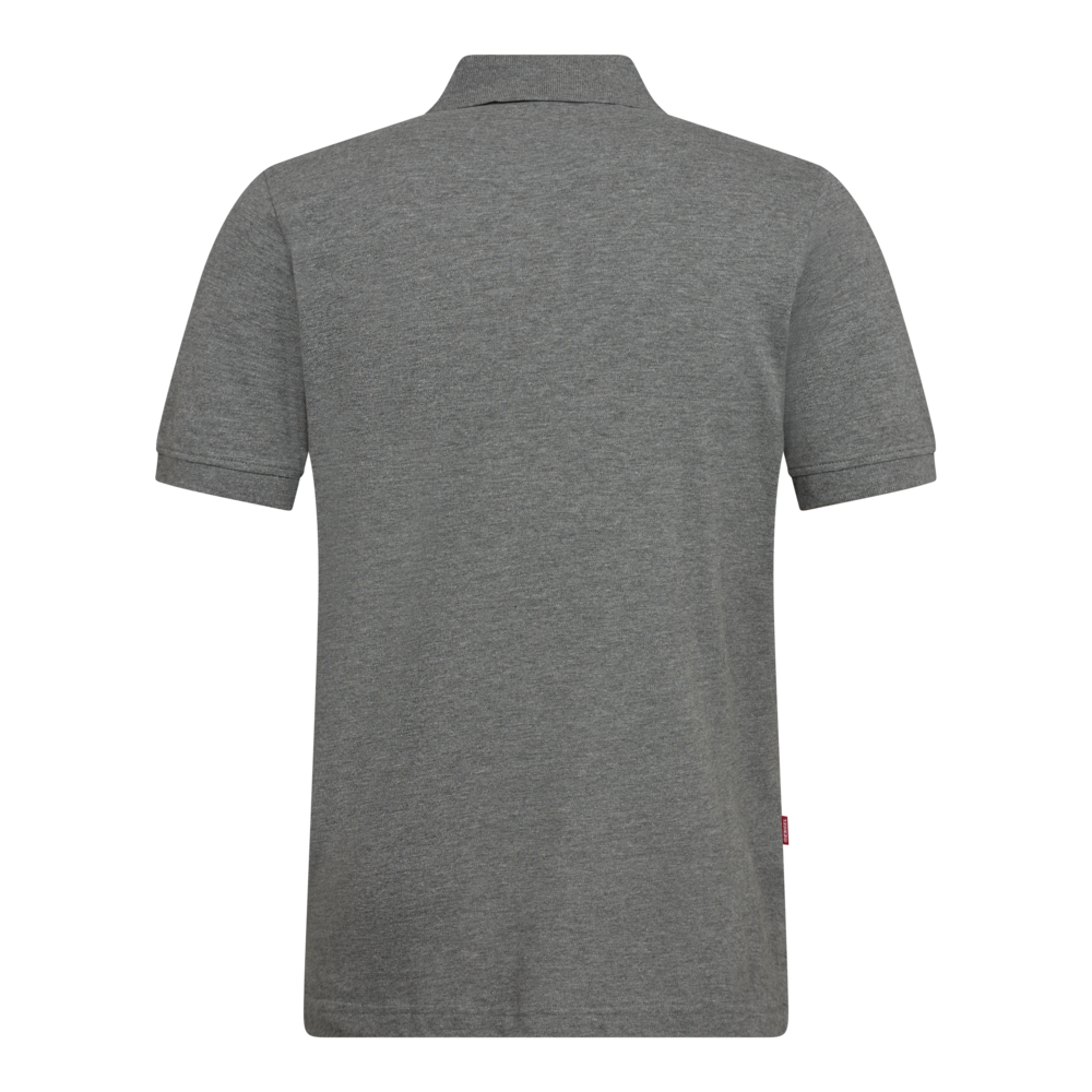 EXTEND Poloshirt mit Stretch – Graumeliert (Rücken)