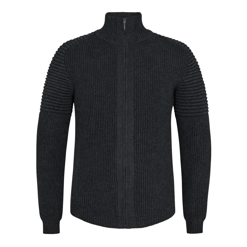 EXTEND Windjacke – Dunkelgrau Melange (Front)