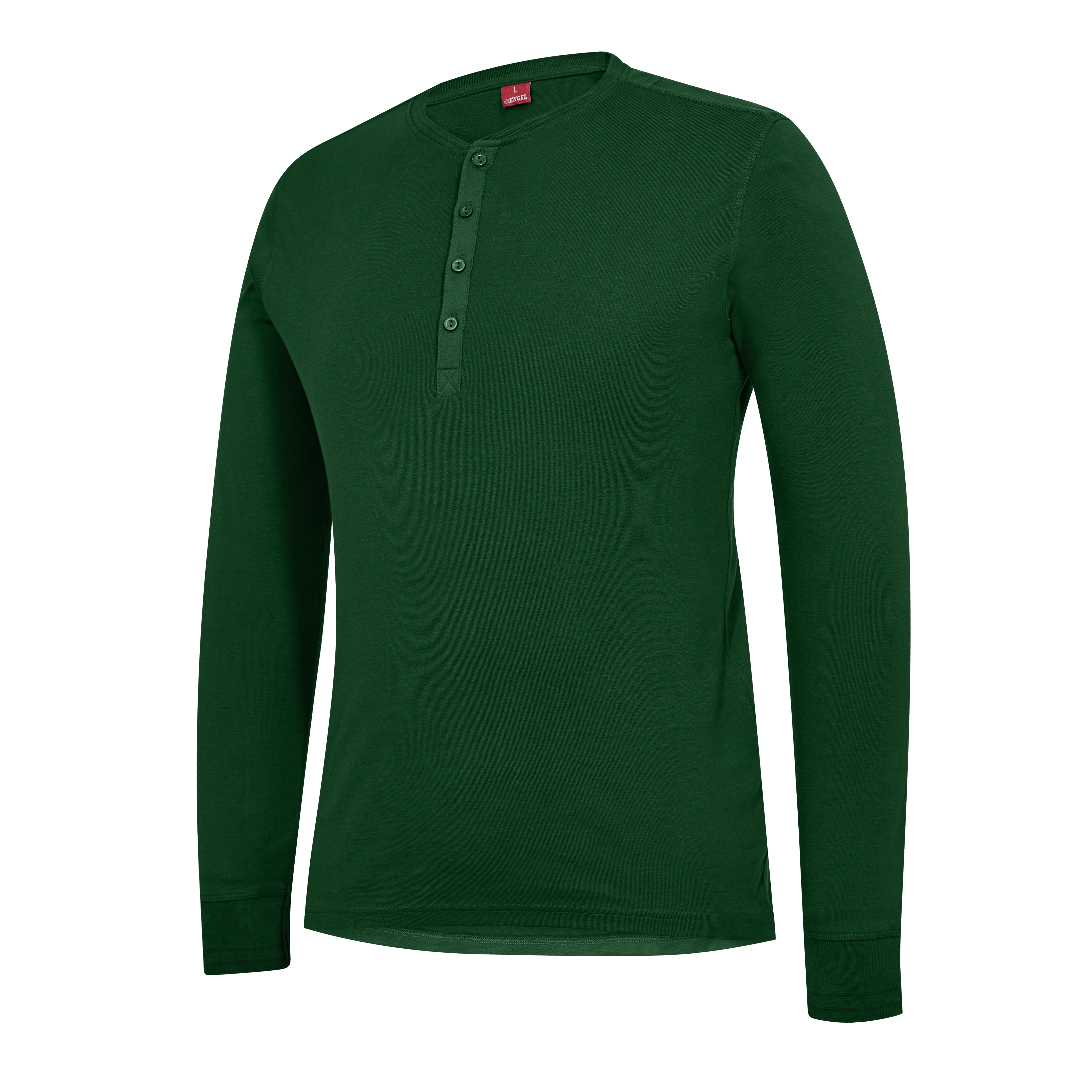Engel Workwear Extend Grandad langærmet T-shirt - Grøn [1] / XS