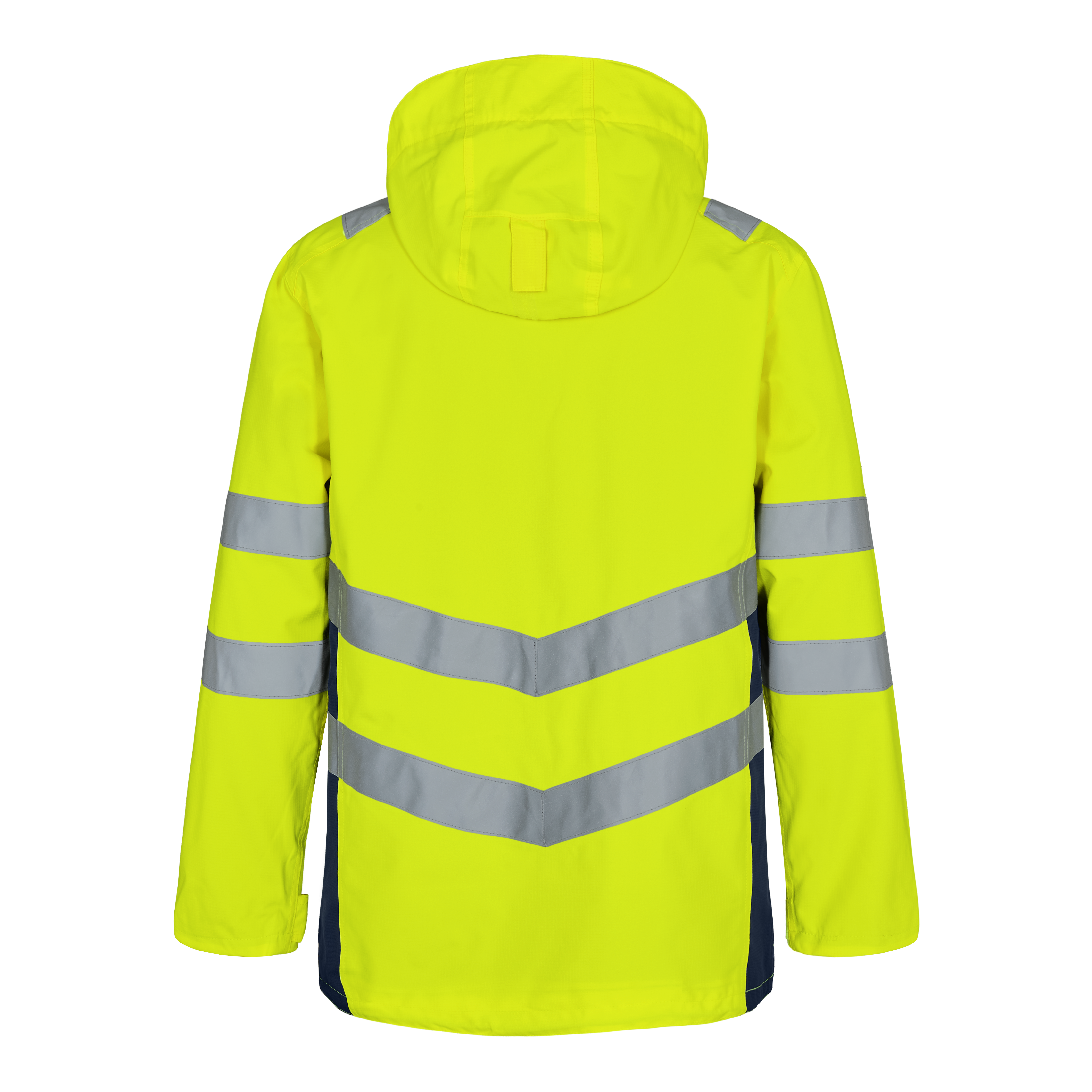 Engel Workwear Safety parka skaljakke - Gul/Blue Ink [38165] / XS