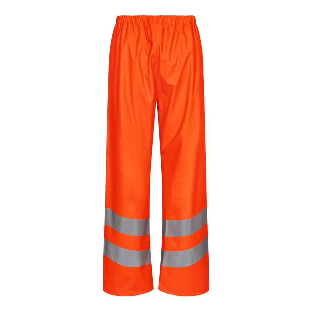 SAFETY Regenhose – Warnorange (Rücken)