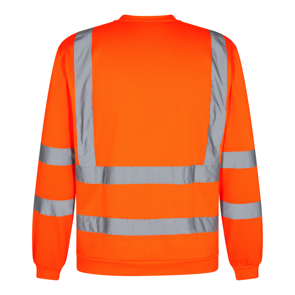 SAFETY Sweatshirt – Warnorange (Rücken)