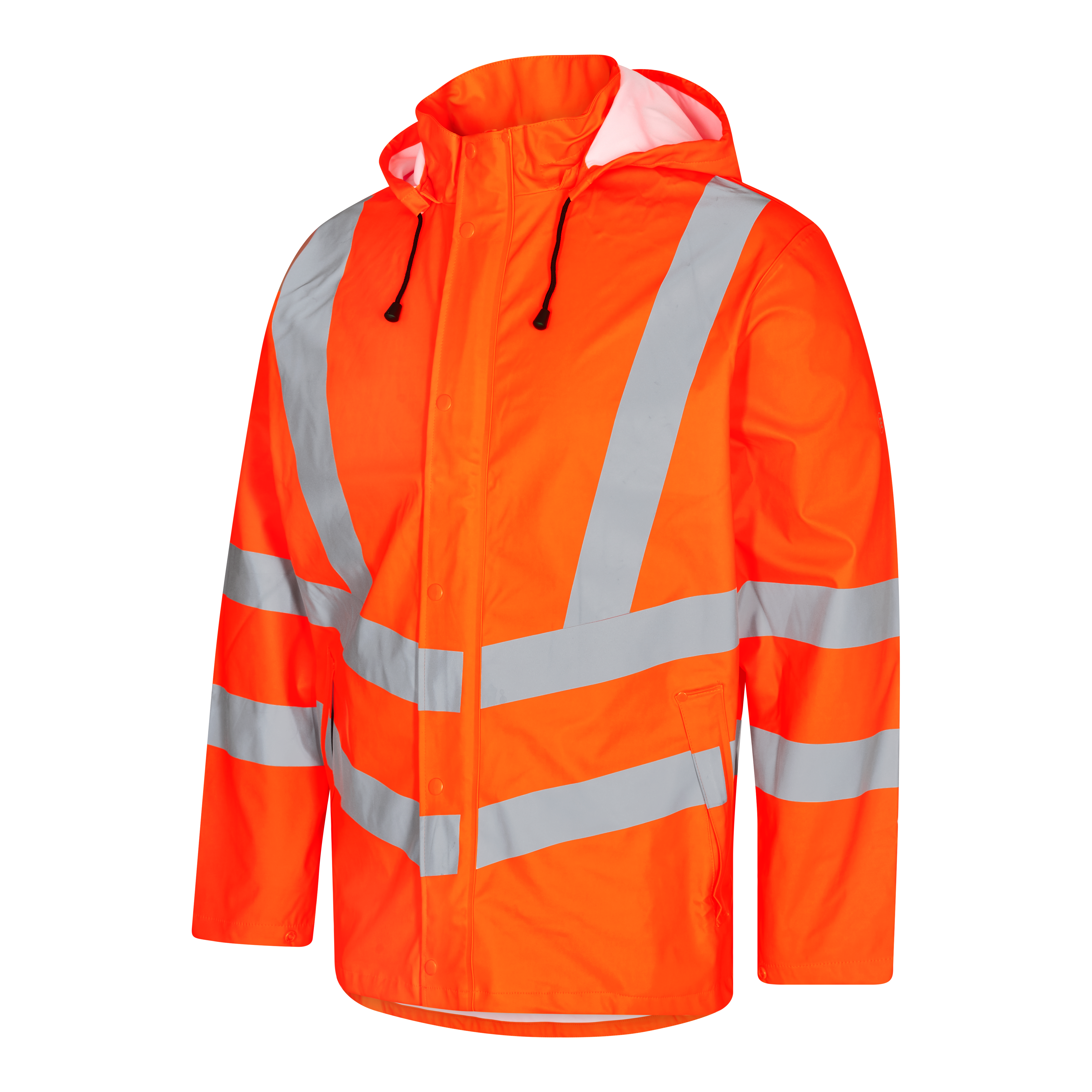 Engel Workwear Safety regnjakke - Hi-vis Orange [10] / XS