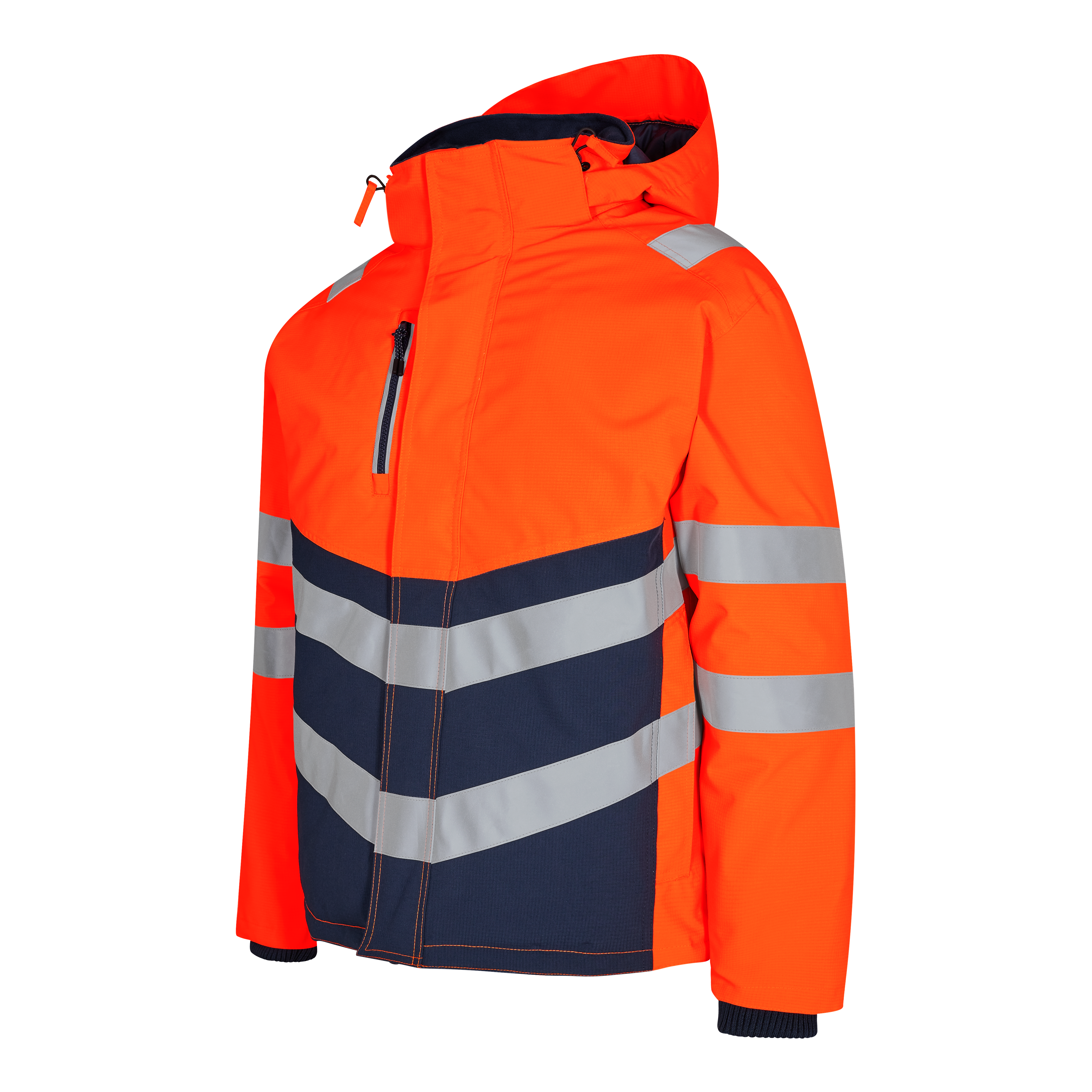 Engel Workwear Safety vinterjakke - Orange/Blue ink [10165] / XS