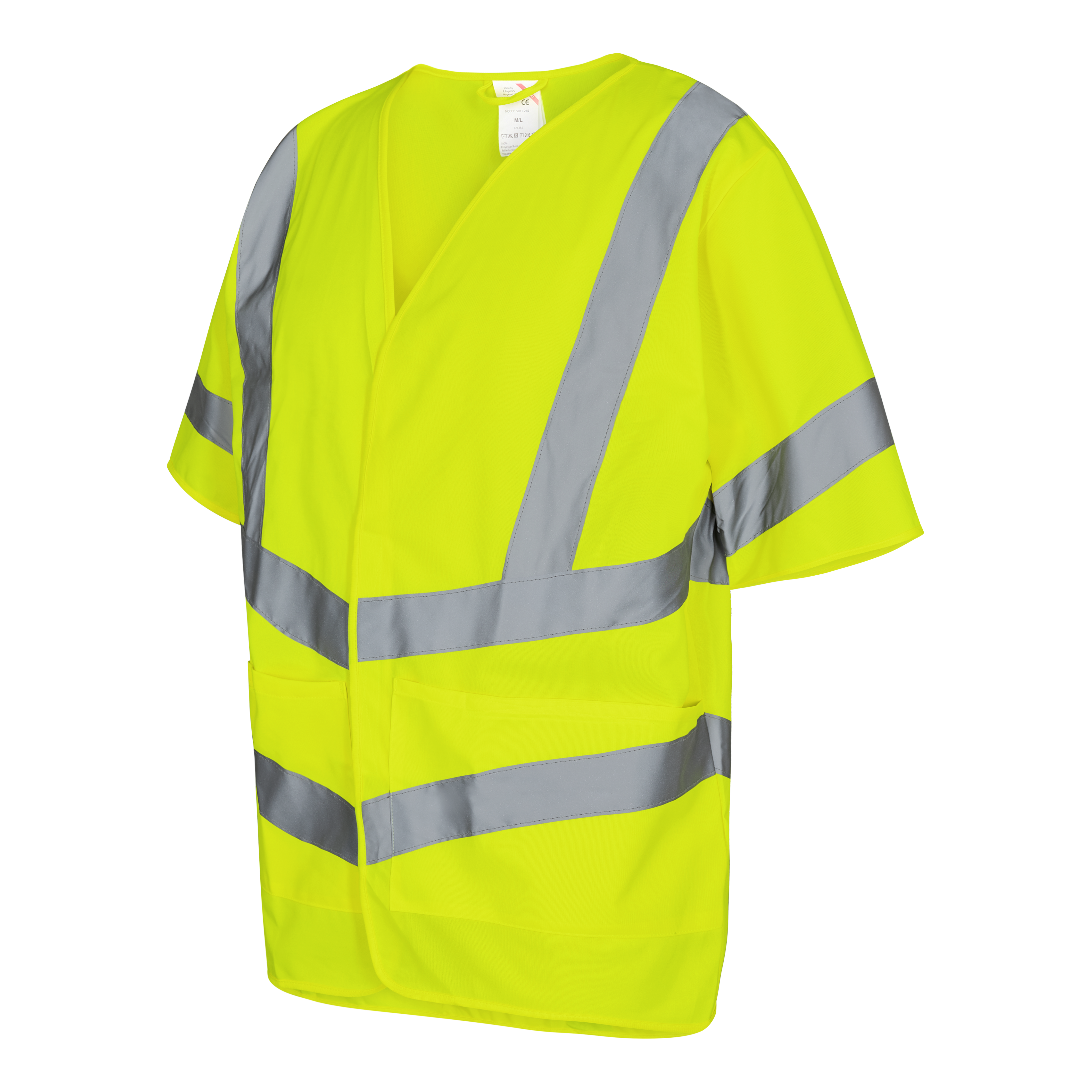 Engel Workwear Safety vejvest med ærmer - Gul [38] / 3XL/4XL