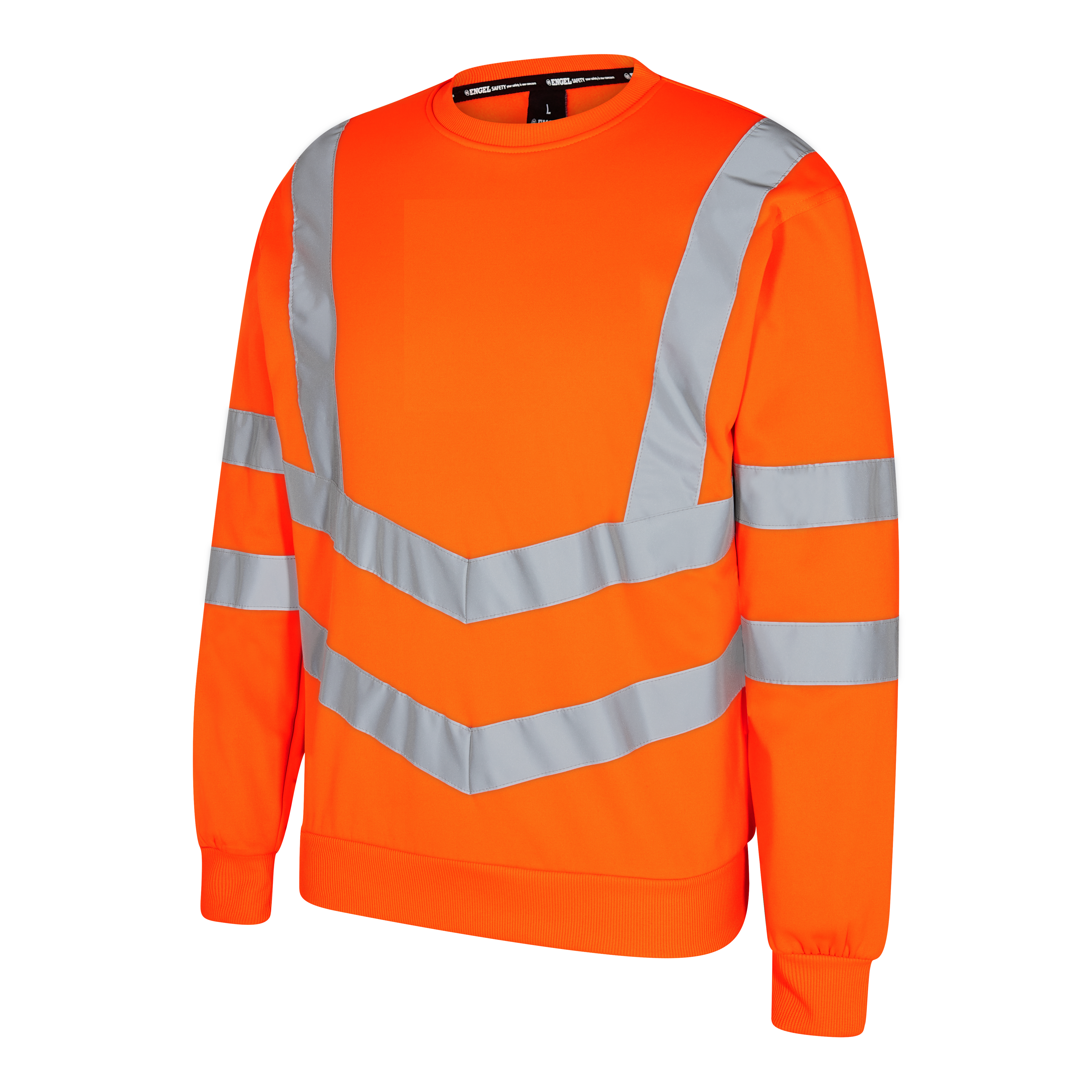 Engel Workwear Safety sweatshirt - Hi-vis Orange [10] / XS