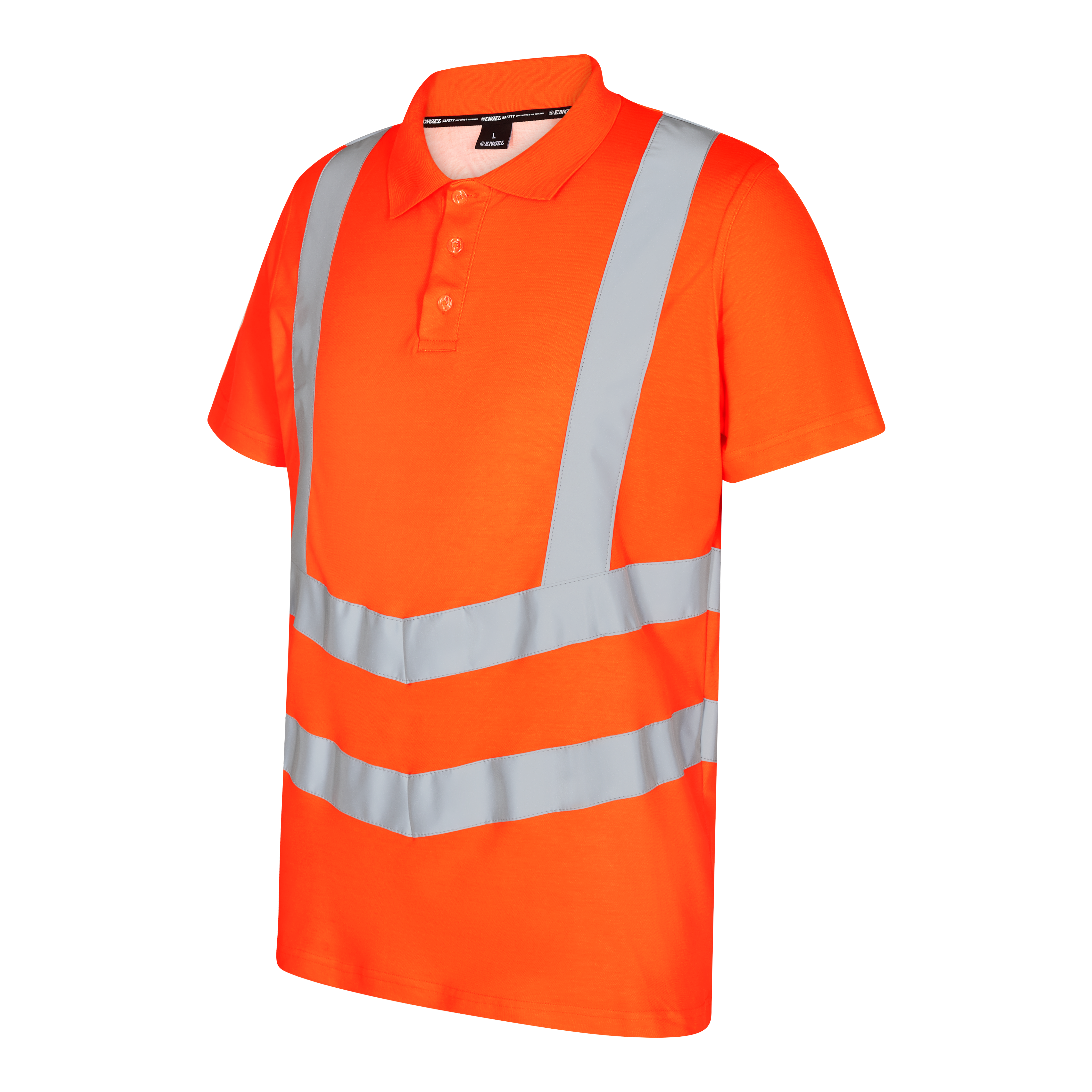 Engel Workwear Safety poloshirt - Hi-vis Orange [10] / XS