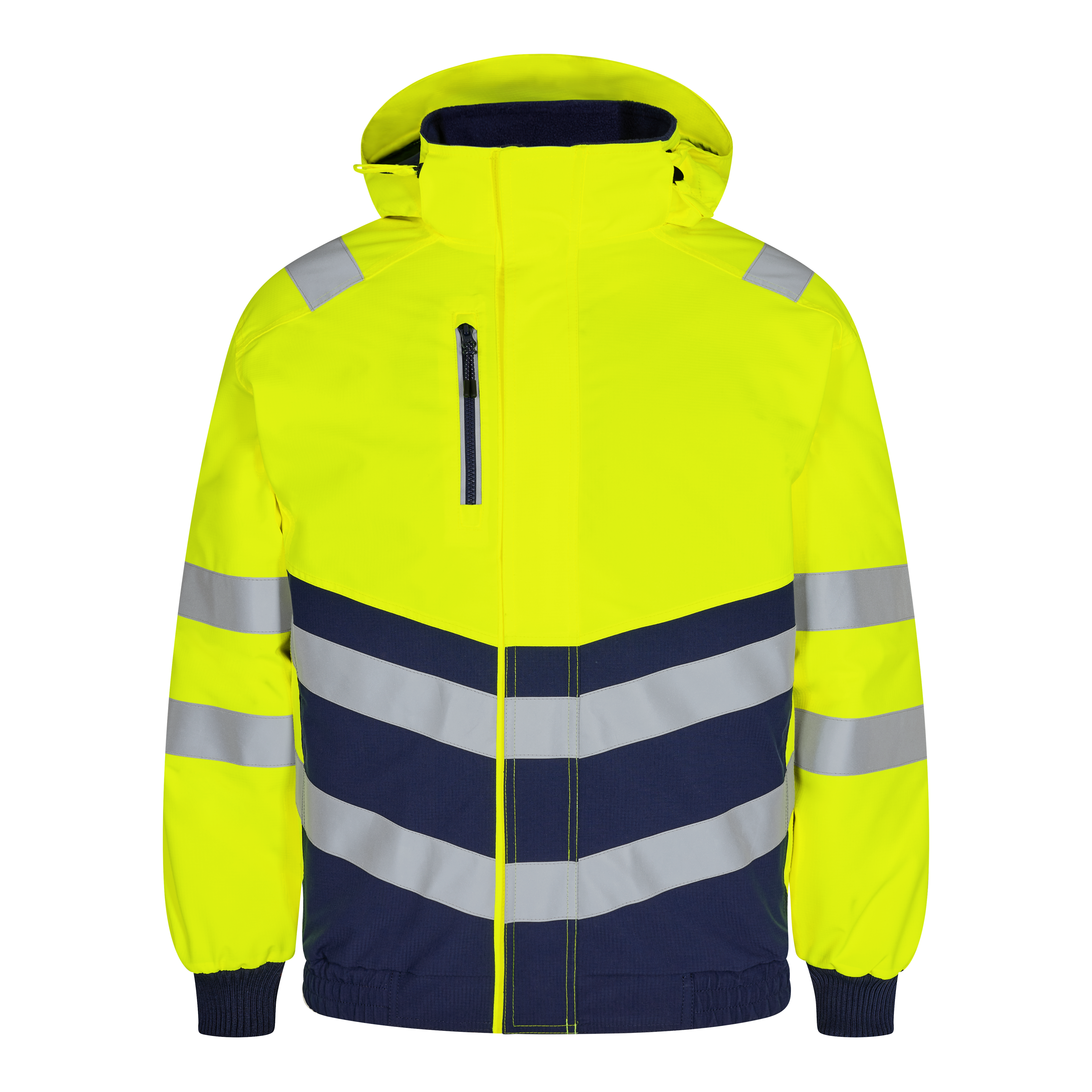 Engel Workwear Safety pilotjakke - Gul/Blue Ink [38165] / XS