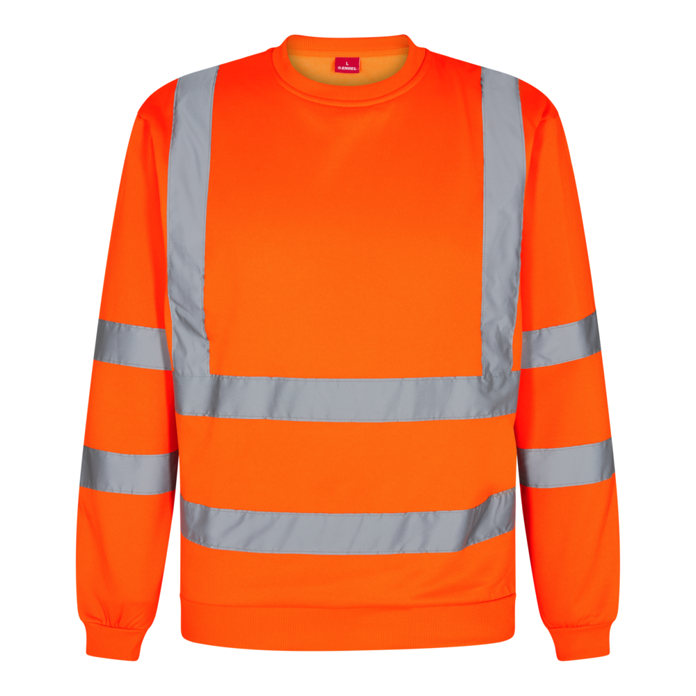 SAFETY Sweatshirt – Warnorange (Front)