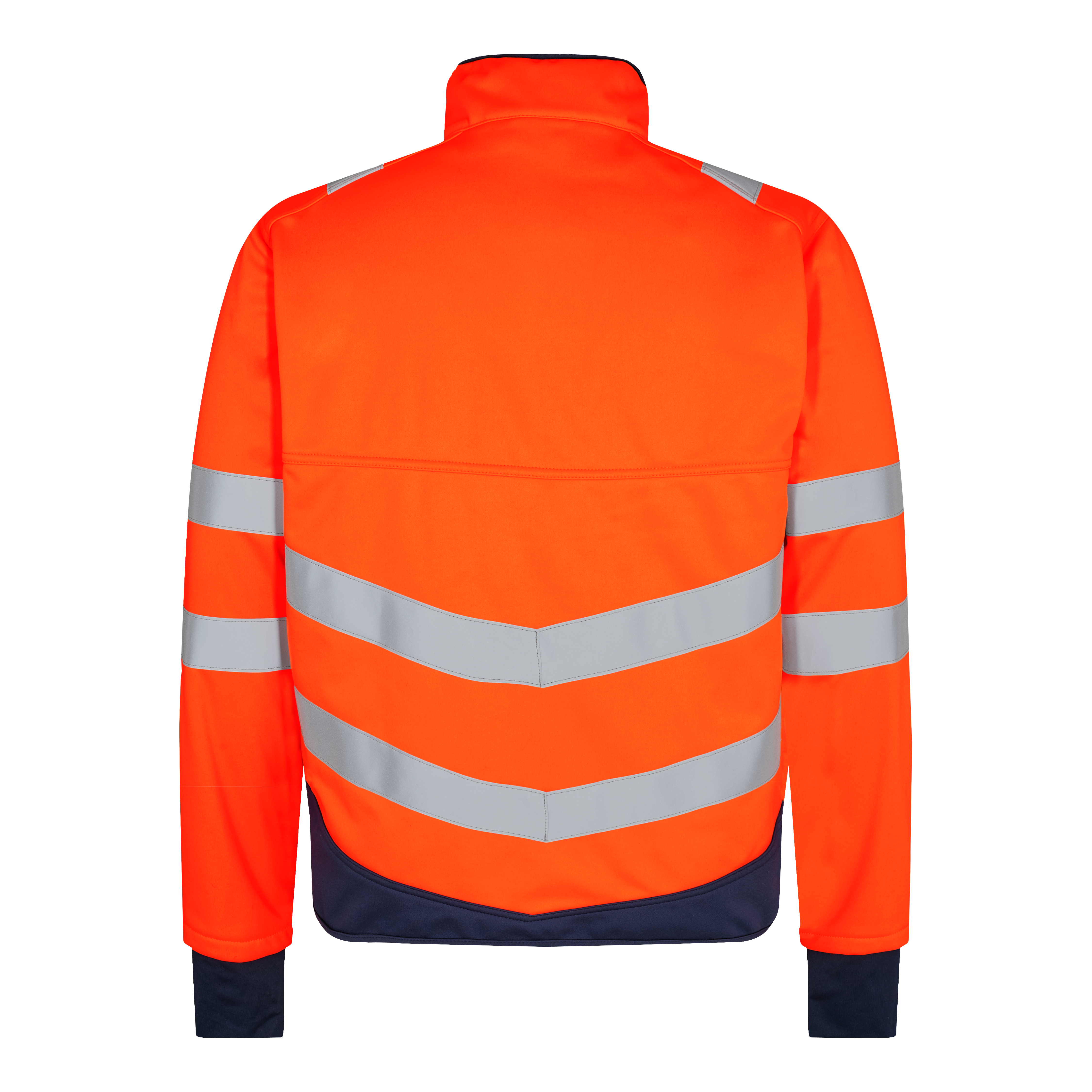 Engel Workwear Safety softshelljakke - Orange/Blue ink [10165] / XS