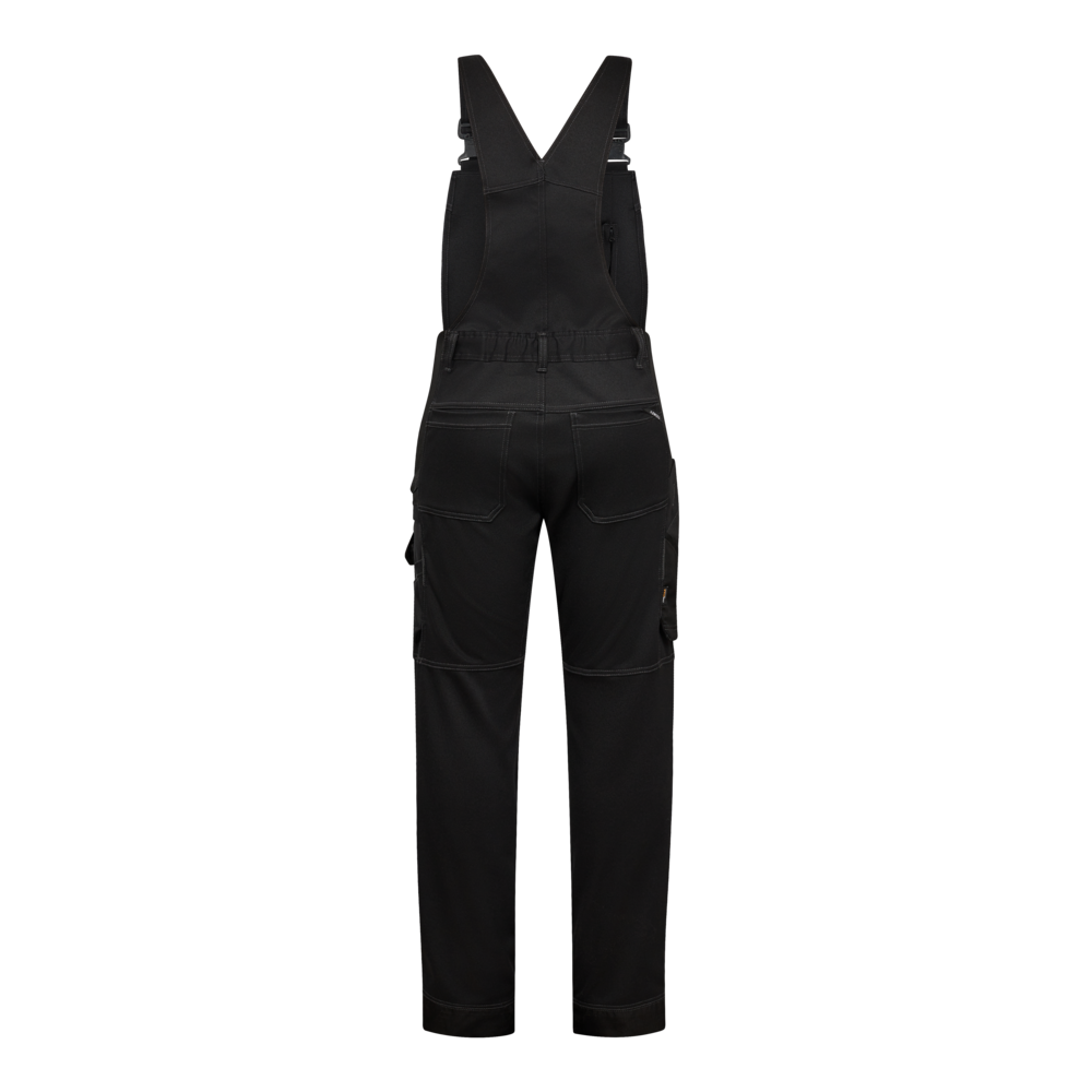 X-TREME Latzhose mit 2-Wege-Stretch – Schwarz (Rücken)
