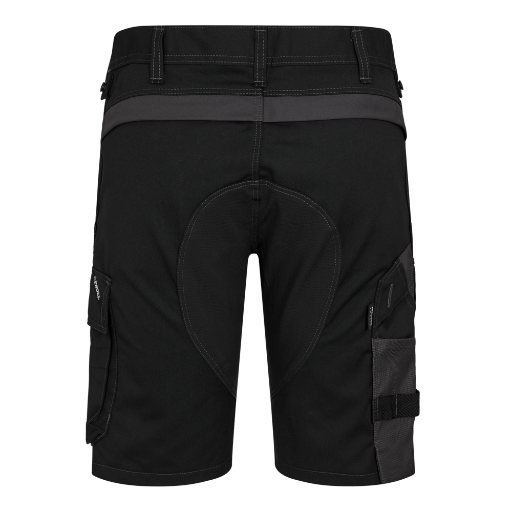 X-TREME Arbeitsshorts mit Stretch – Schwarz / Anthrazit Grau (Rücken)