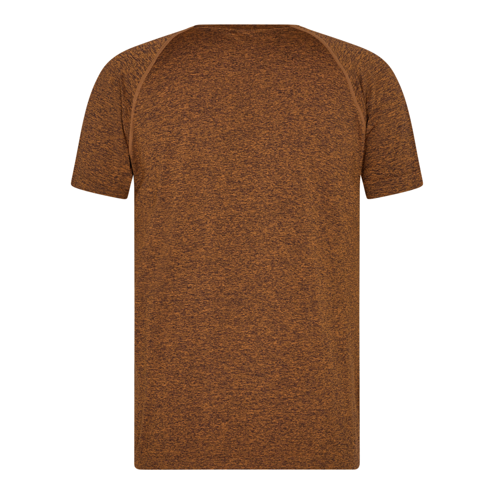 X-TREME Seamless T-Shirt – Orange melange (Rücken)