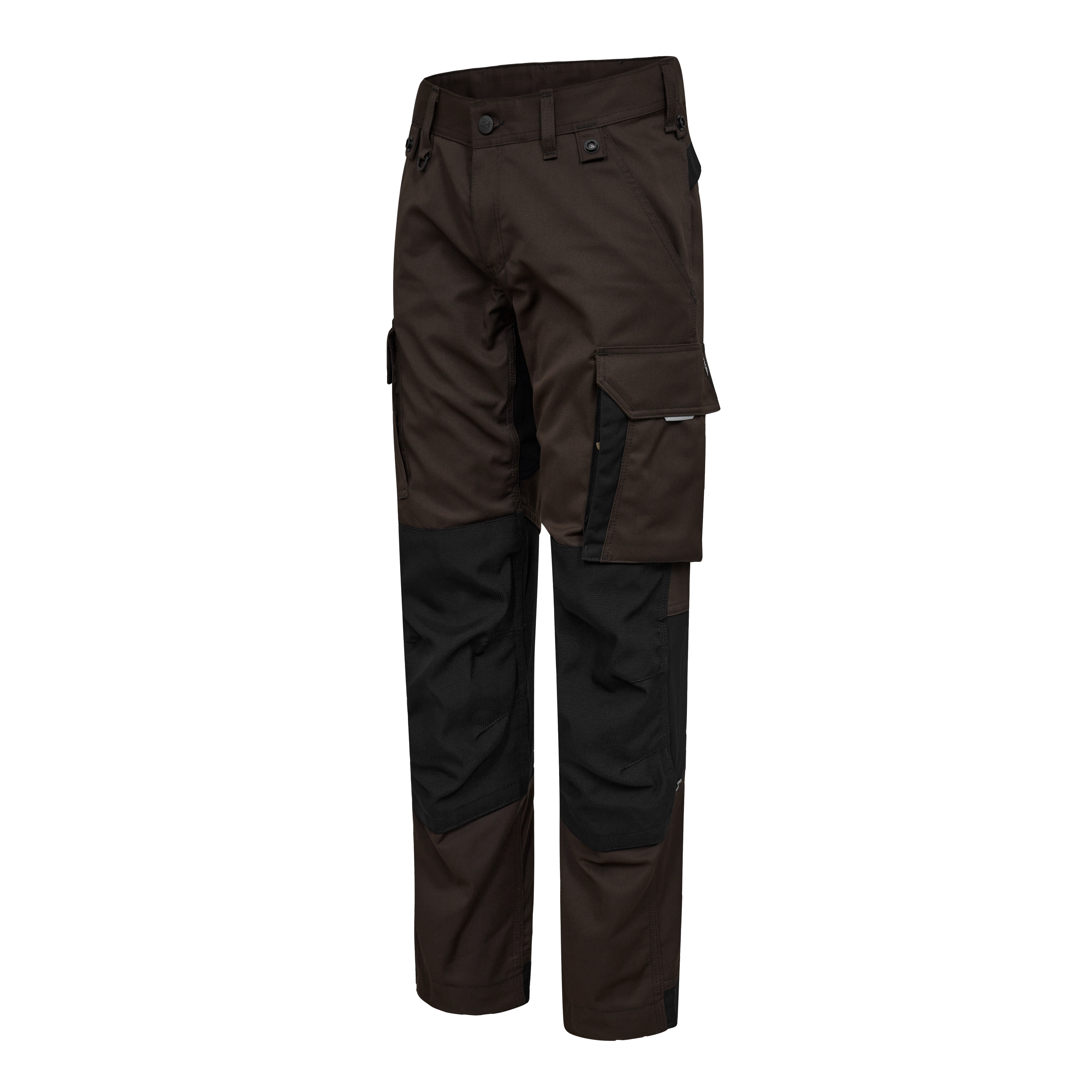 Engel Workwear X-treme arbejdsbukser med stræk - Mokkabrun/Sort [16720] / K80
