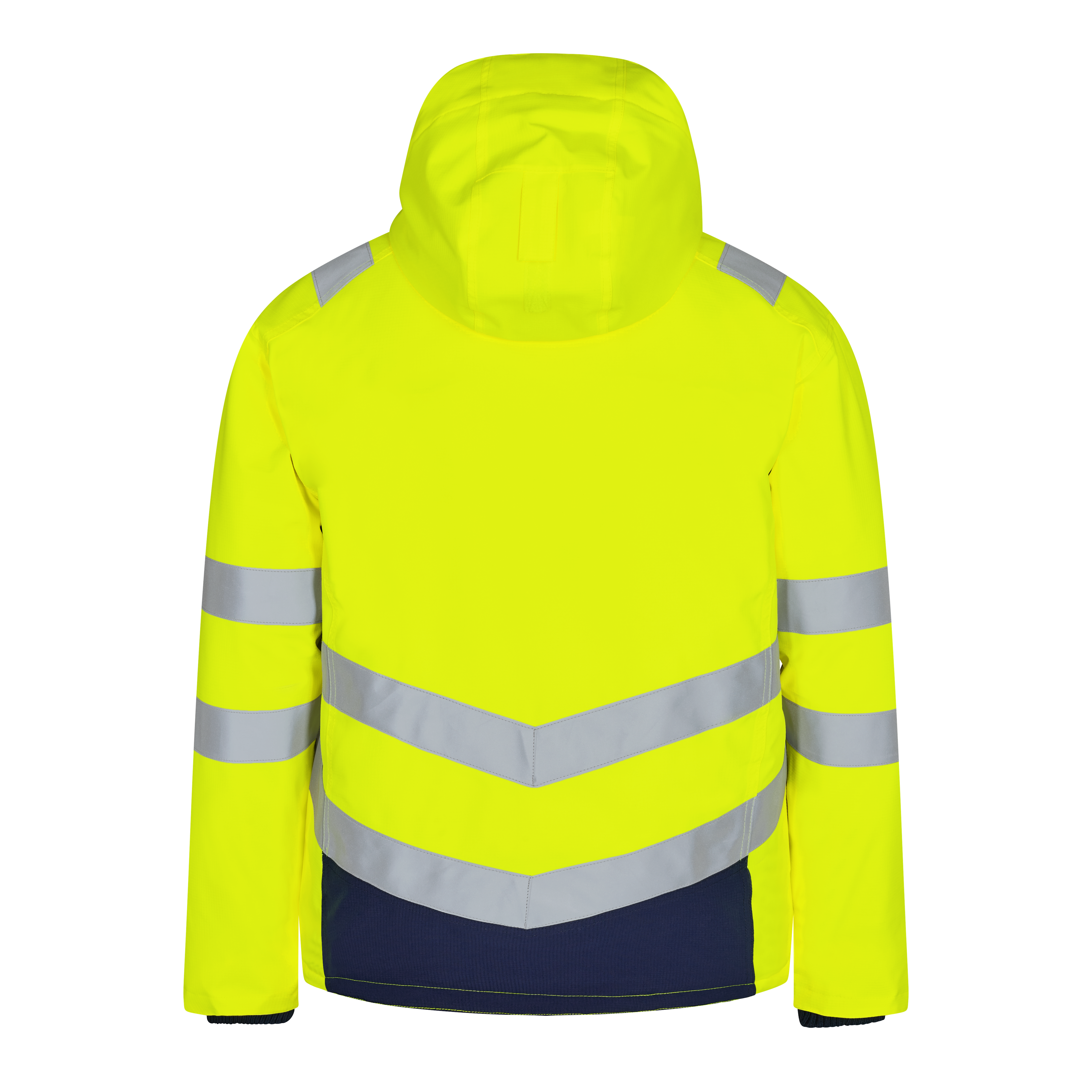 Engel Workwear Safety vinterjakke - Gul/Blue Ink [38165] / XS