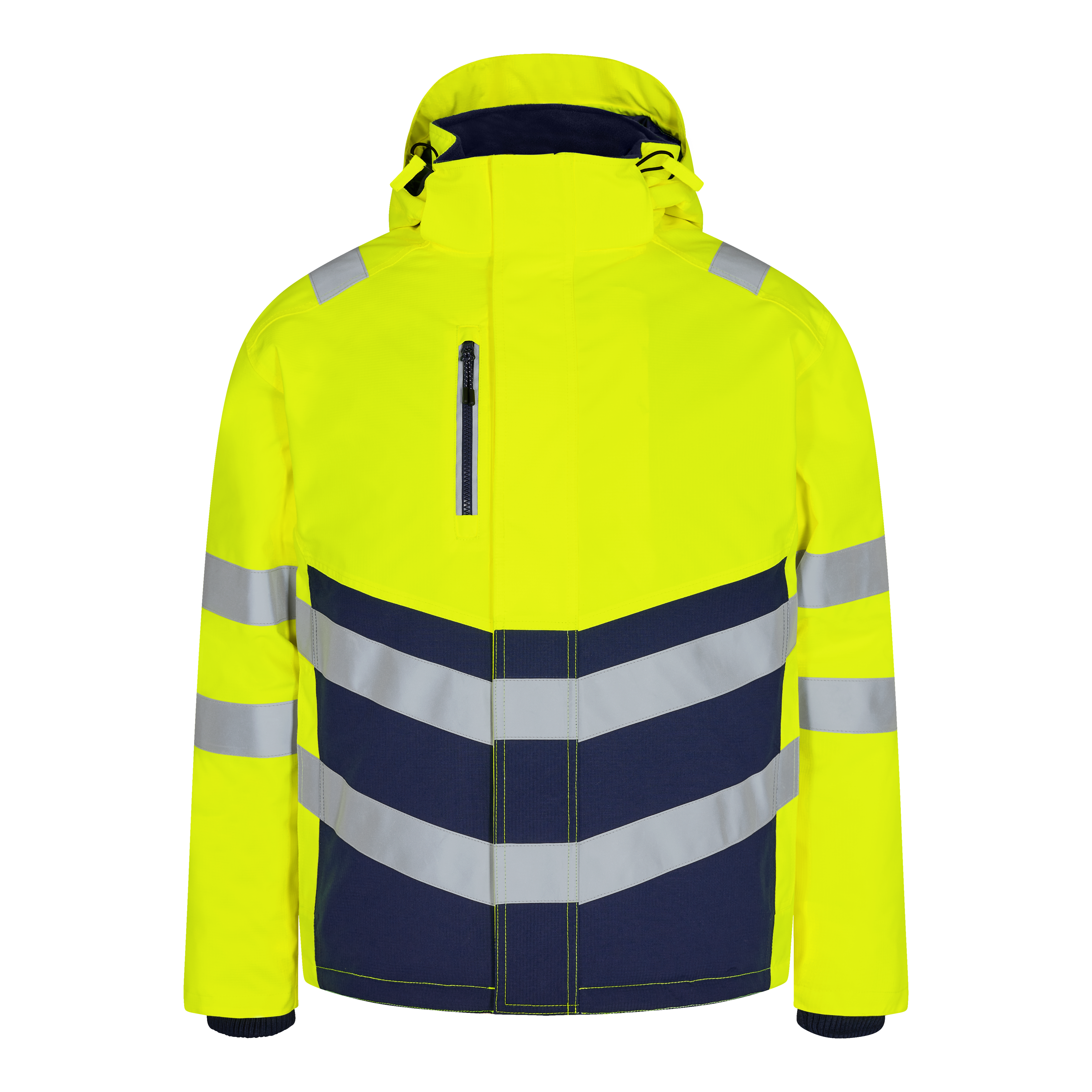 Engel Workwear Safety vinterjakke - Gul/Blue Ink [38165] / XS