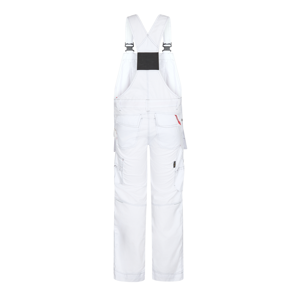 EXTEND COMBAT Latzhose mit Holstertaschen – Weiß (Rücken)