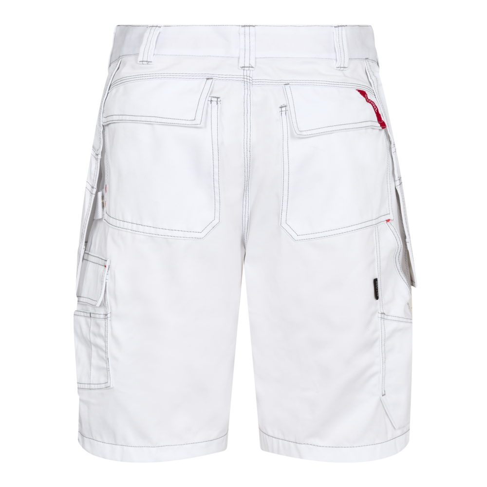 EXTEND COMBAT Arbeitsshorts mit Holstertaschen – Weiß (Rücken)