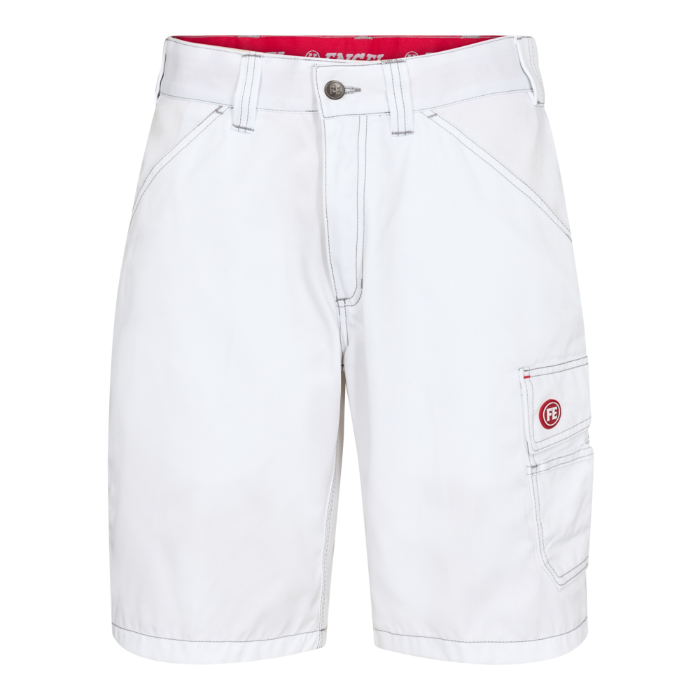 EXTEND COMBAT Arbeitsshorts – Weiß (Front)