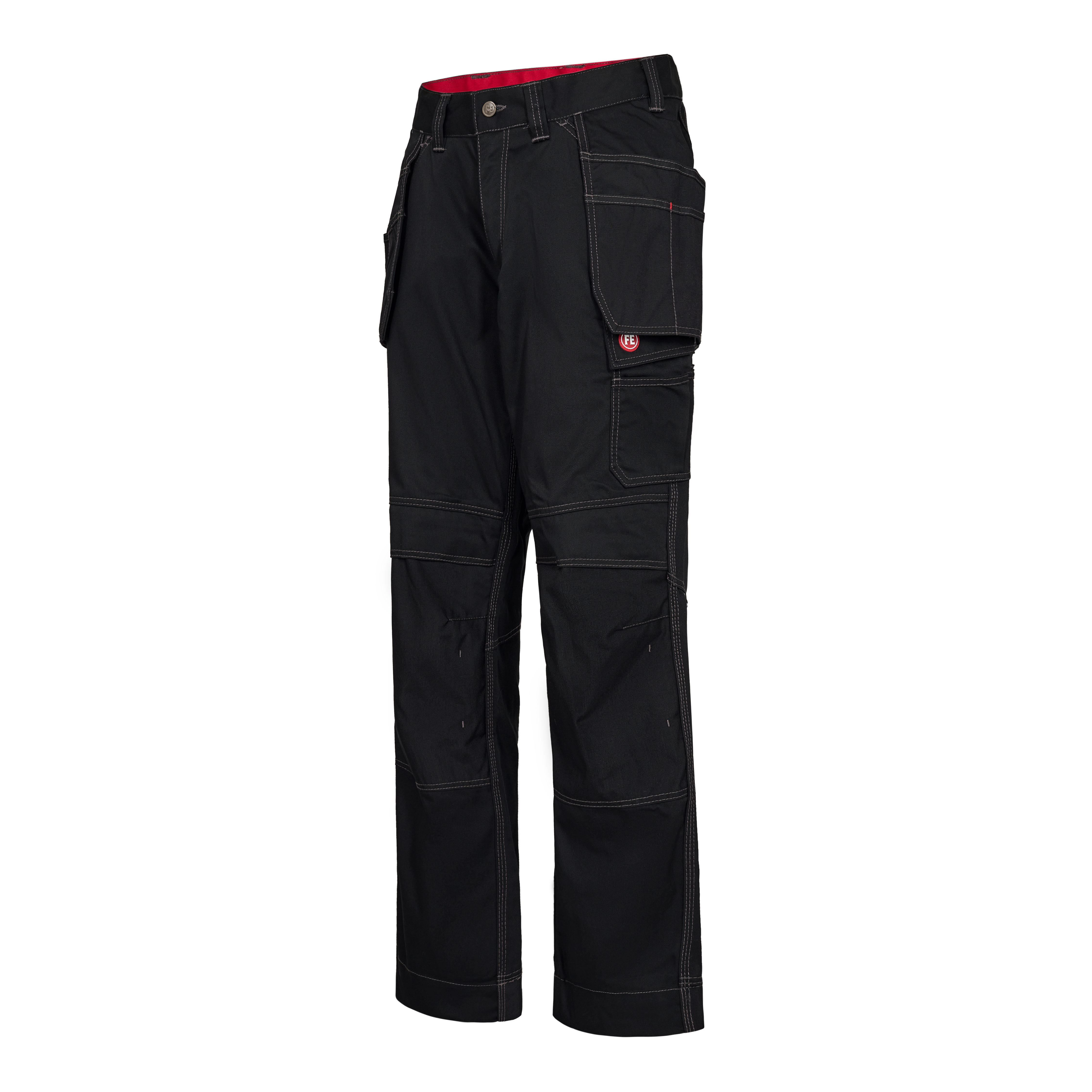 Engel Workwear Combat arbejdsbukser med hængelommer - Sort [20] / K80