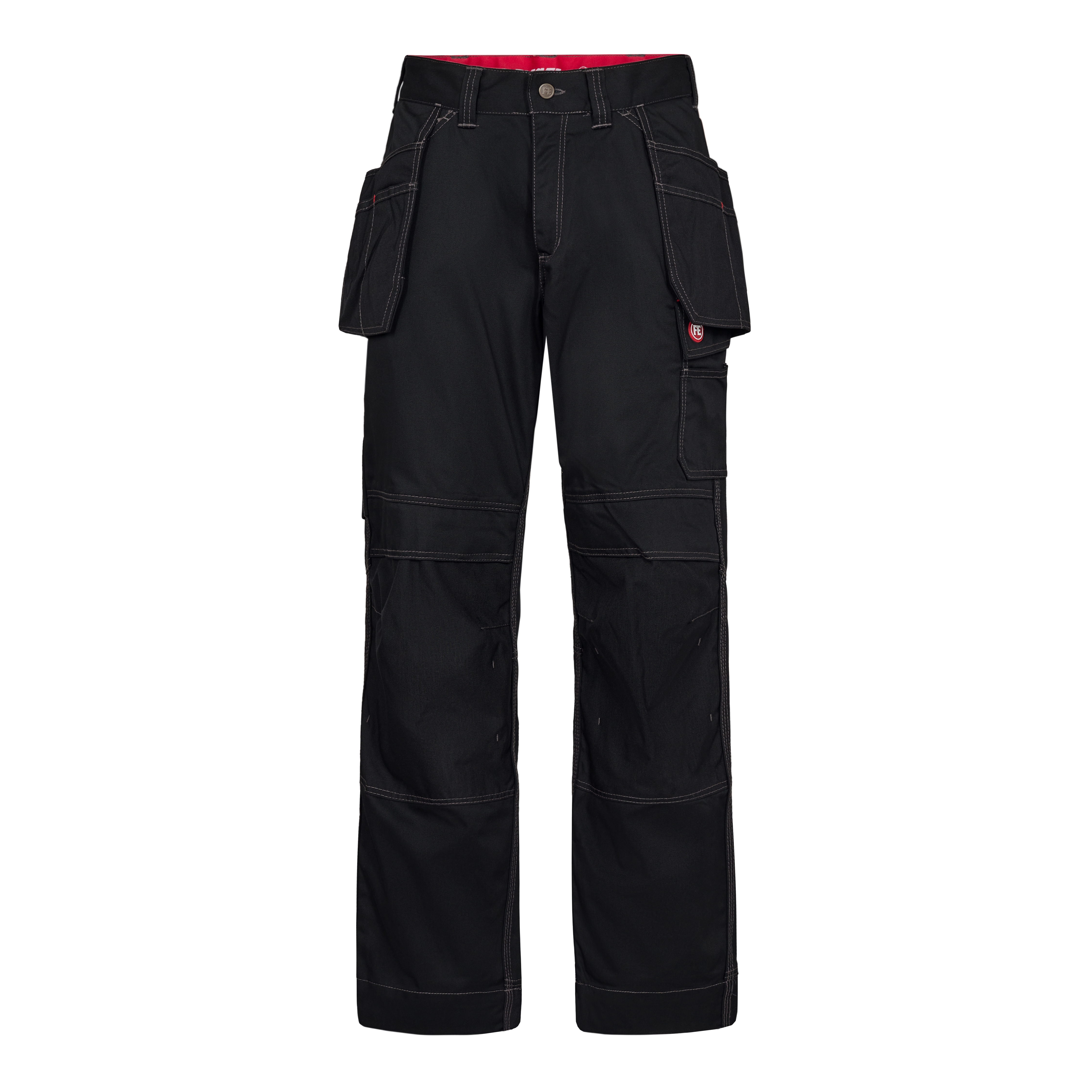 Engel Workwear Combat arbejdsbukser med hængelommer - Sort [20] / K80