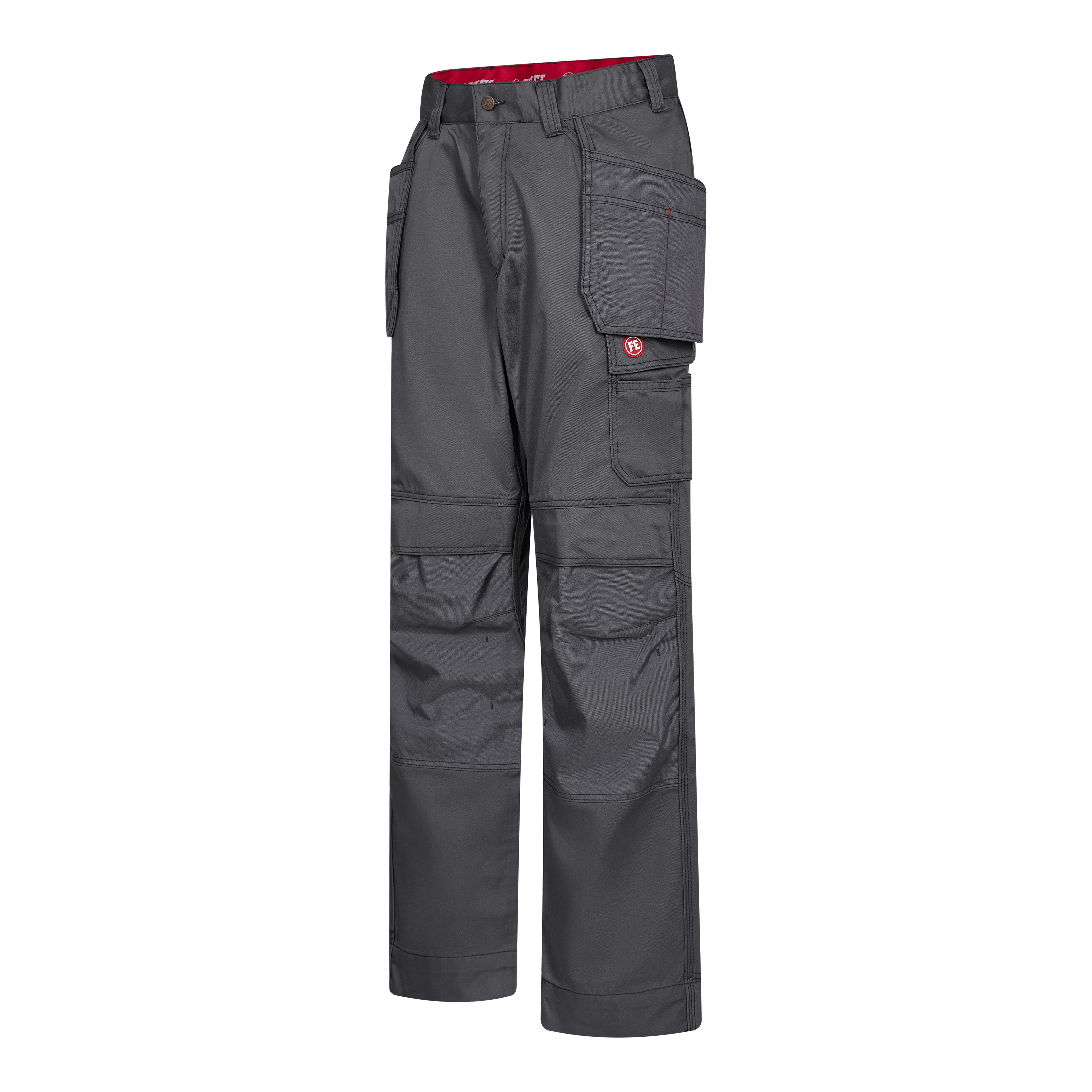 Engel Workwear Combat arbejdsbukser med hængelommer - Grå [25] / K80