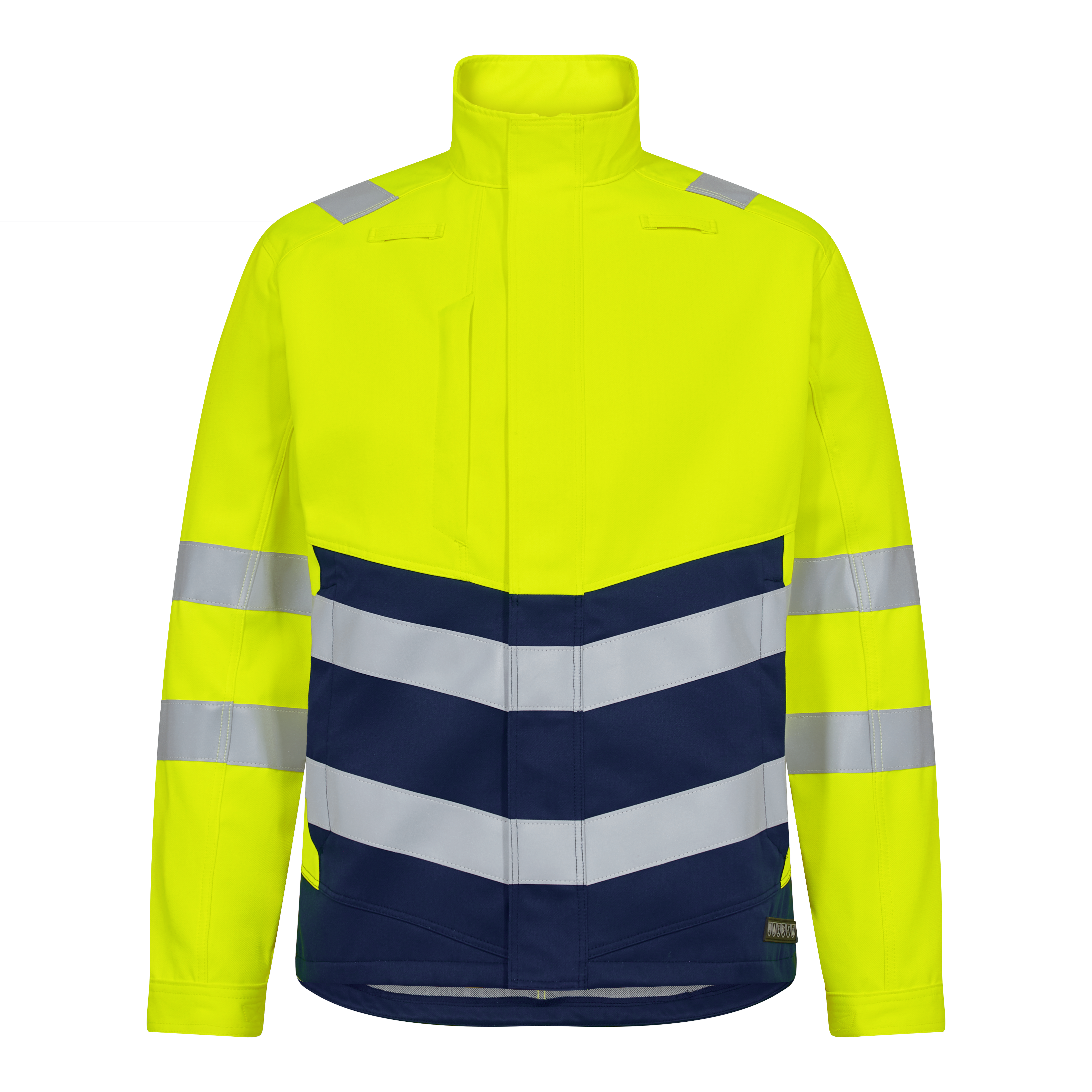 Engel Workwear Safety+ arbejdsjakke - Gul/Blue Ink [38165] / XS