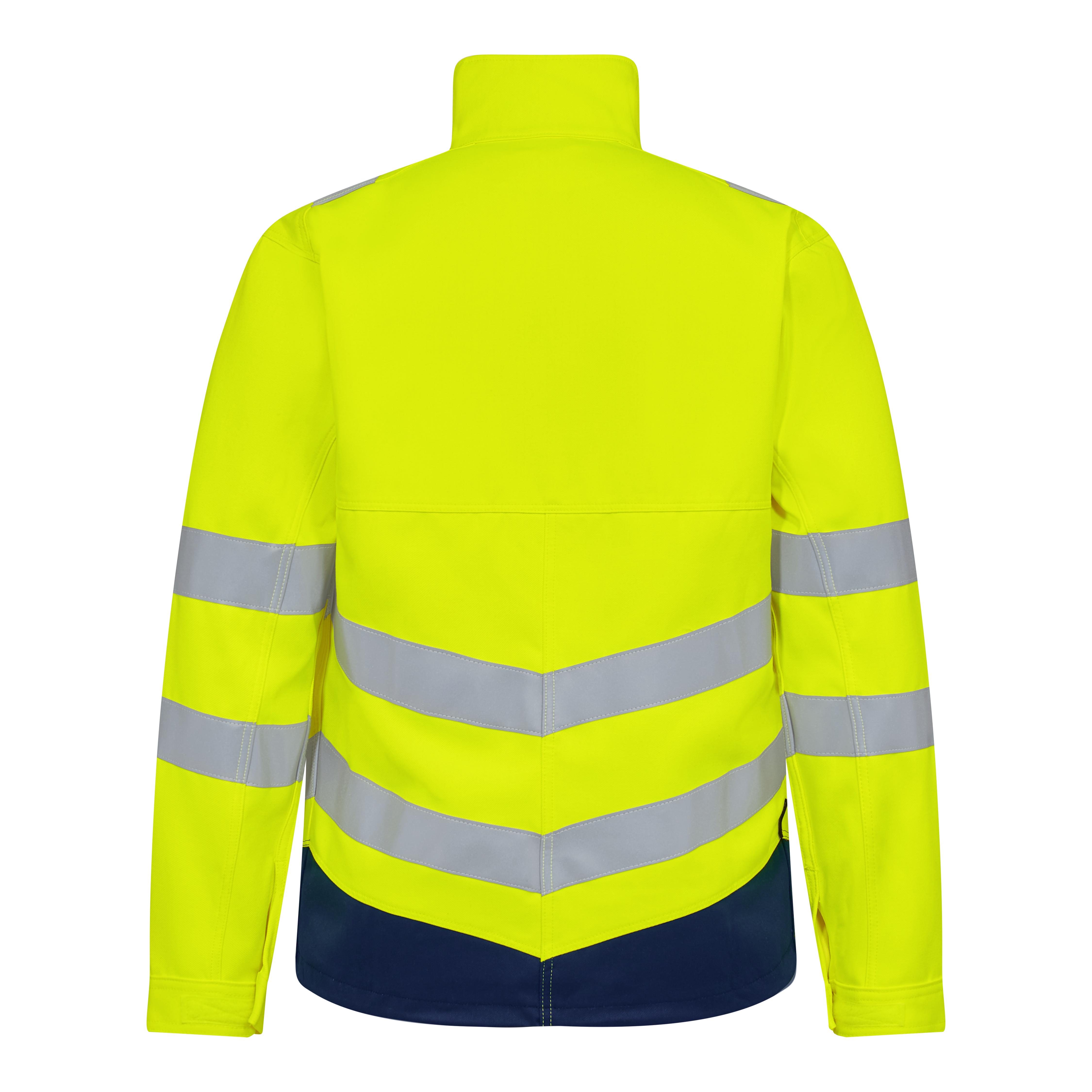 Engel Workwear Safety+ arbejdsjakke - Gul/Blue Ink [38165] / XS