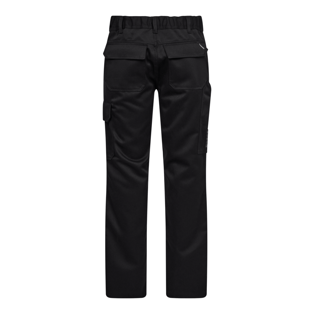 SAFETY+ Arbeitshose – Schwarz (Rücken)