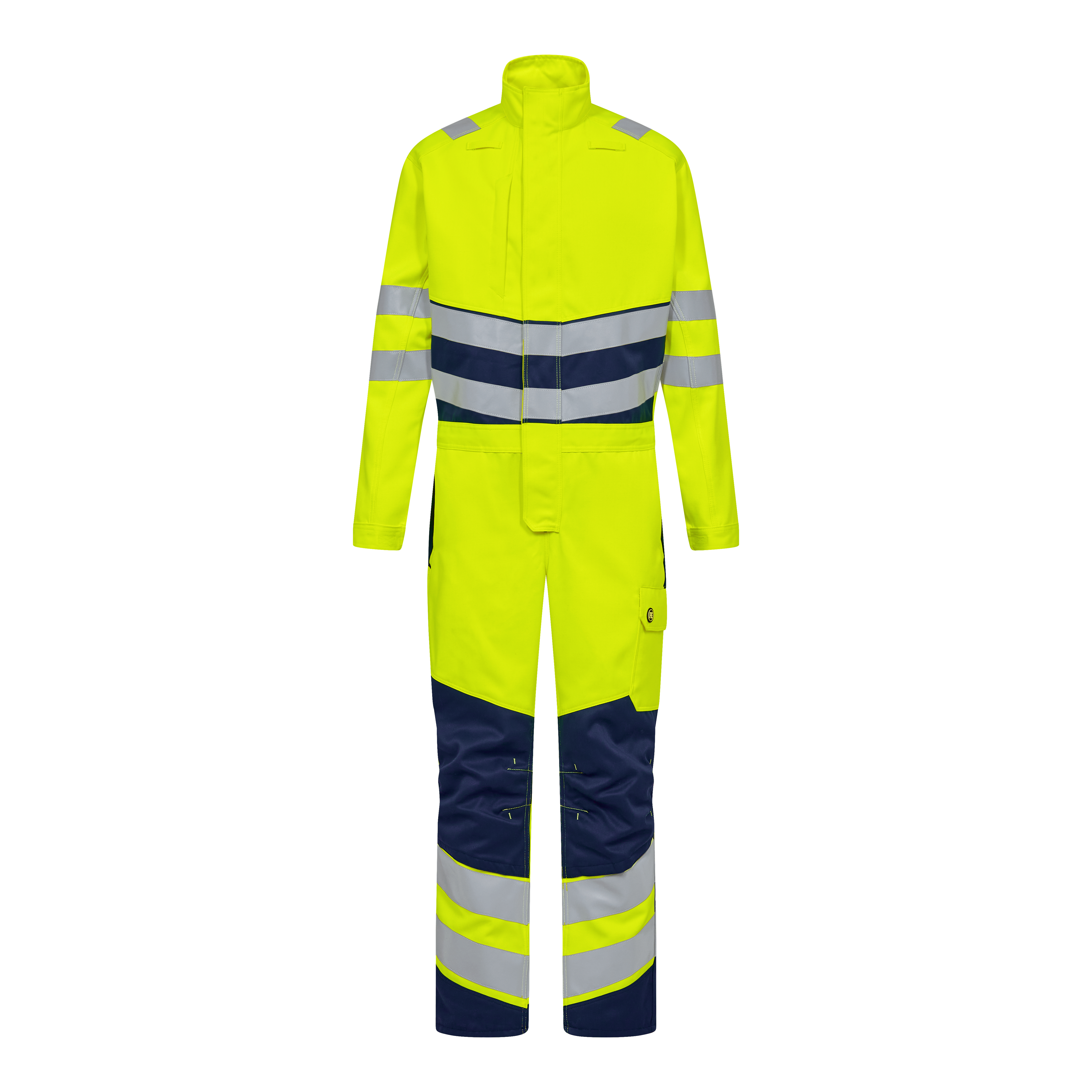 Engel Workwear Safety+ kedeldragt - Gul/Blue Ink [38165] / XS