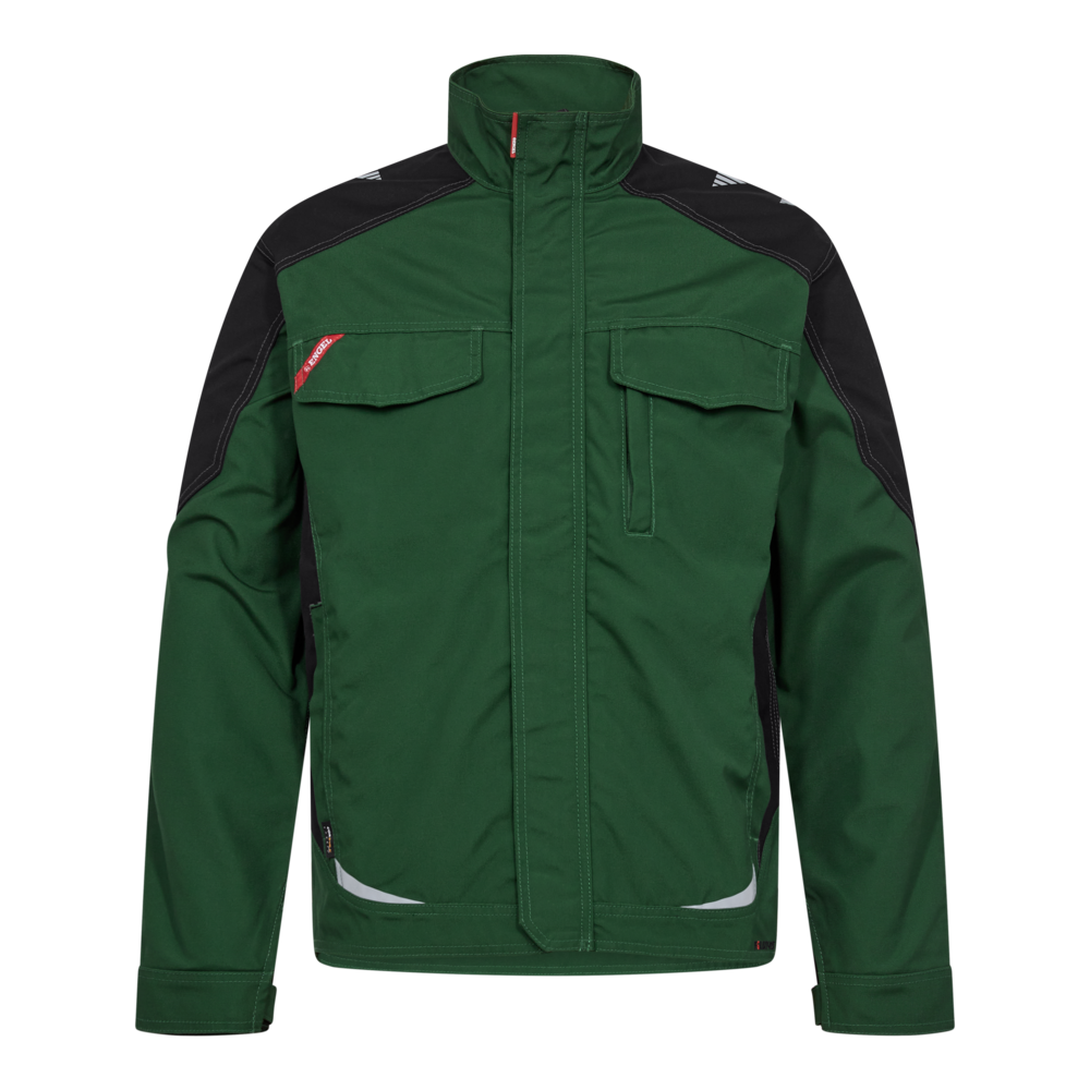 GALAXY Arbeitsjacke – Grün / Schwarz (Front)