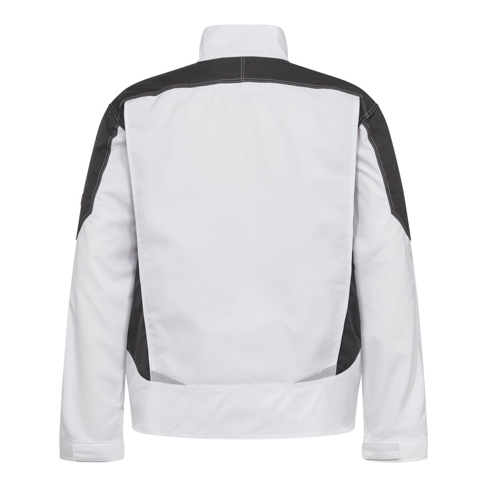 GALAXY Light Arbeitsjacke – Weiß / Anthrazit Grau (Rücken)