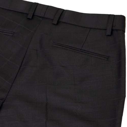 Wool Trousers i Fitted Fit - Navy
