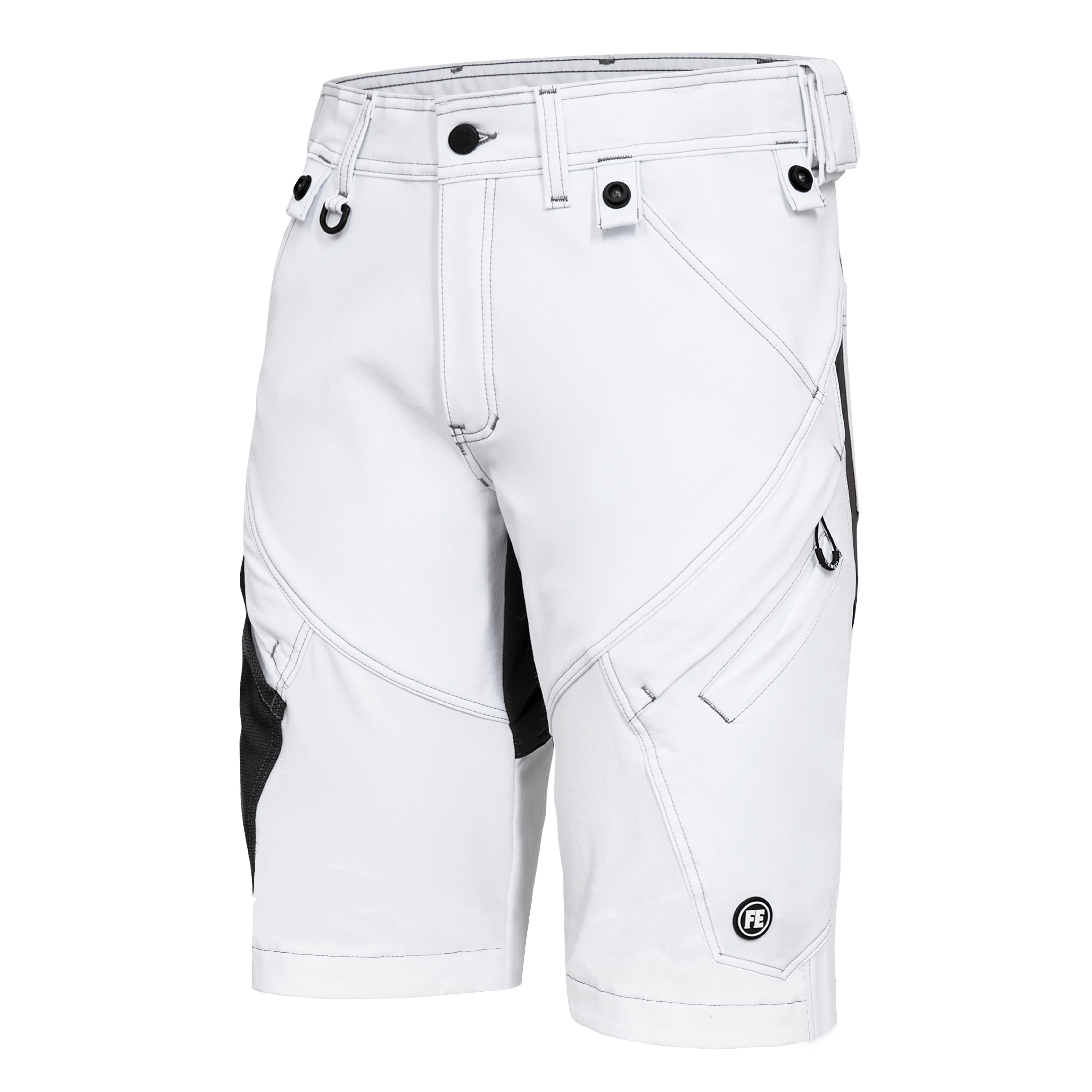 Engel Workwear X-treme arbejdsshorts med 4-vejs stræk - Hvid [3] / 72