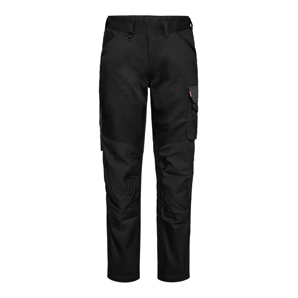 GALAXY Arbeitshose mit 2-Wege-Stretch – Schwarz / Anthrazit Grau (Front)
