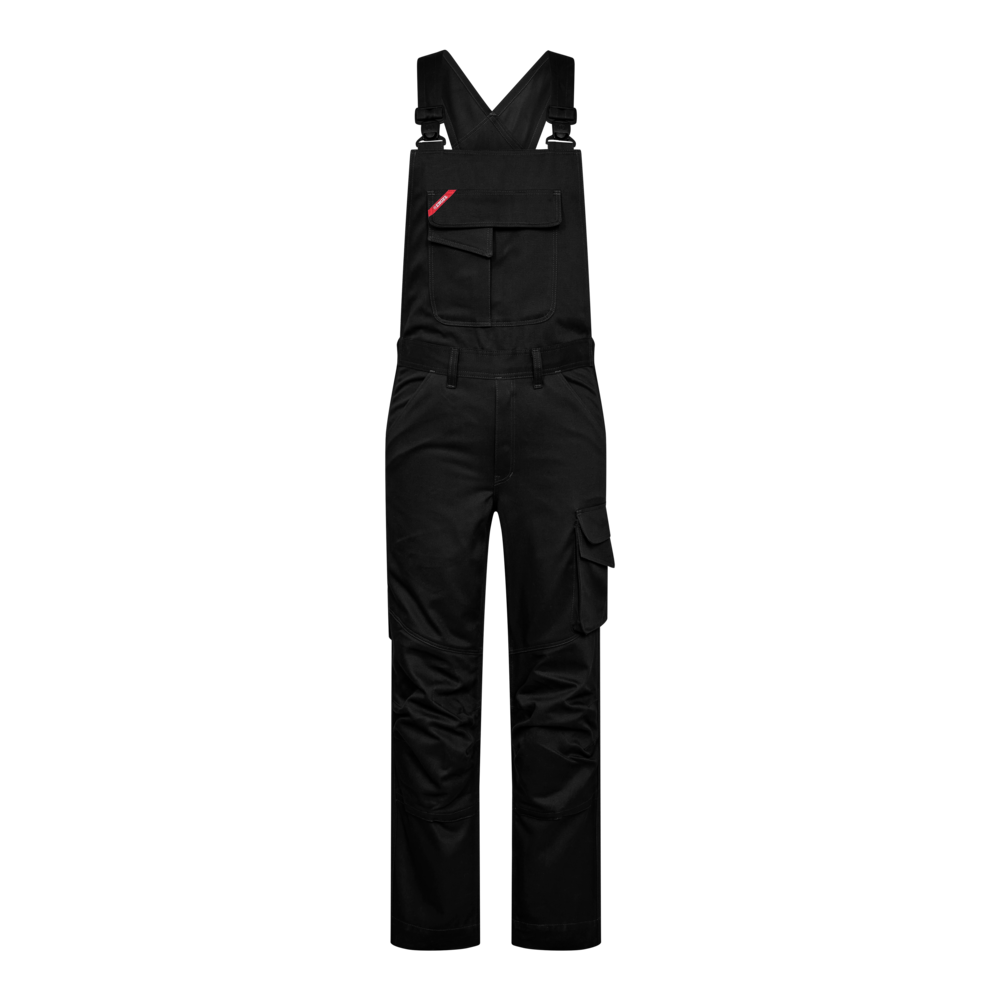 WELCOT Latzhose – Schwarz (Front)