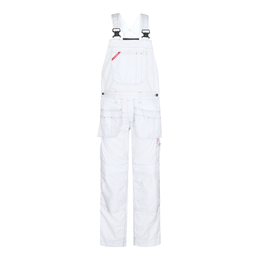 EXTEND COMBAT Latzhose mit Holstertaschen – Weiß (Front)