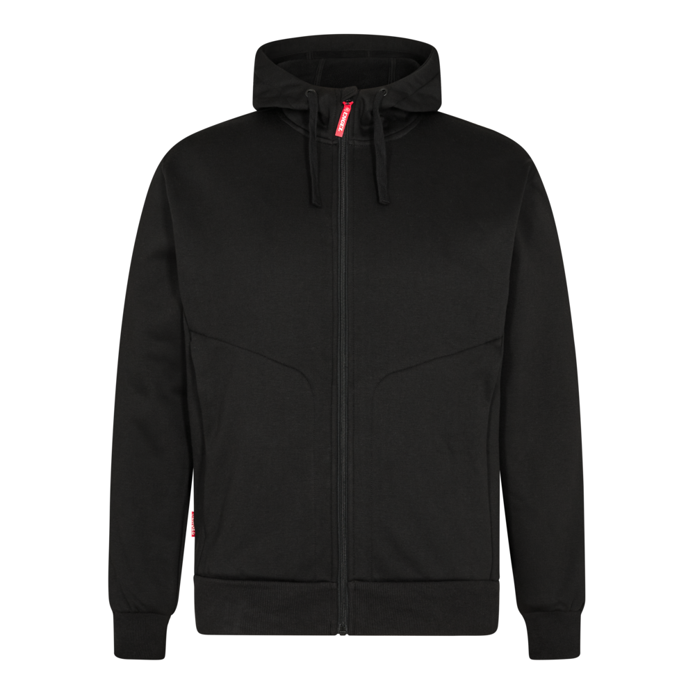 EXTEND Kapuzen-Jacke – Schwarz (Front)
