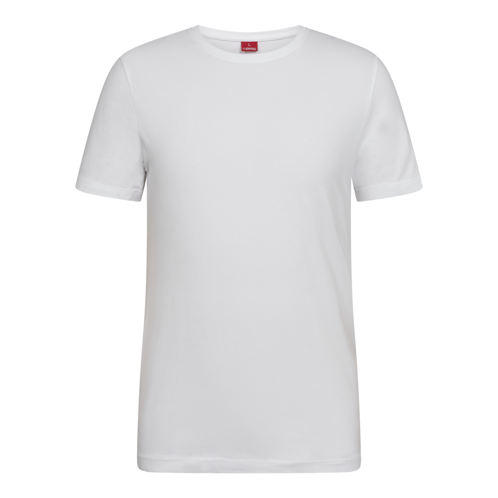 EXTEND T-Shirt mit Stretch – Weiß (Front)