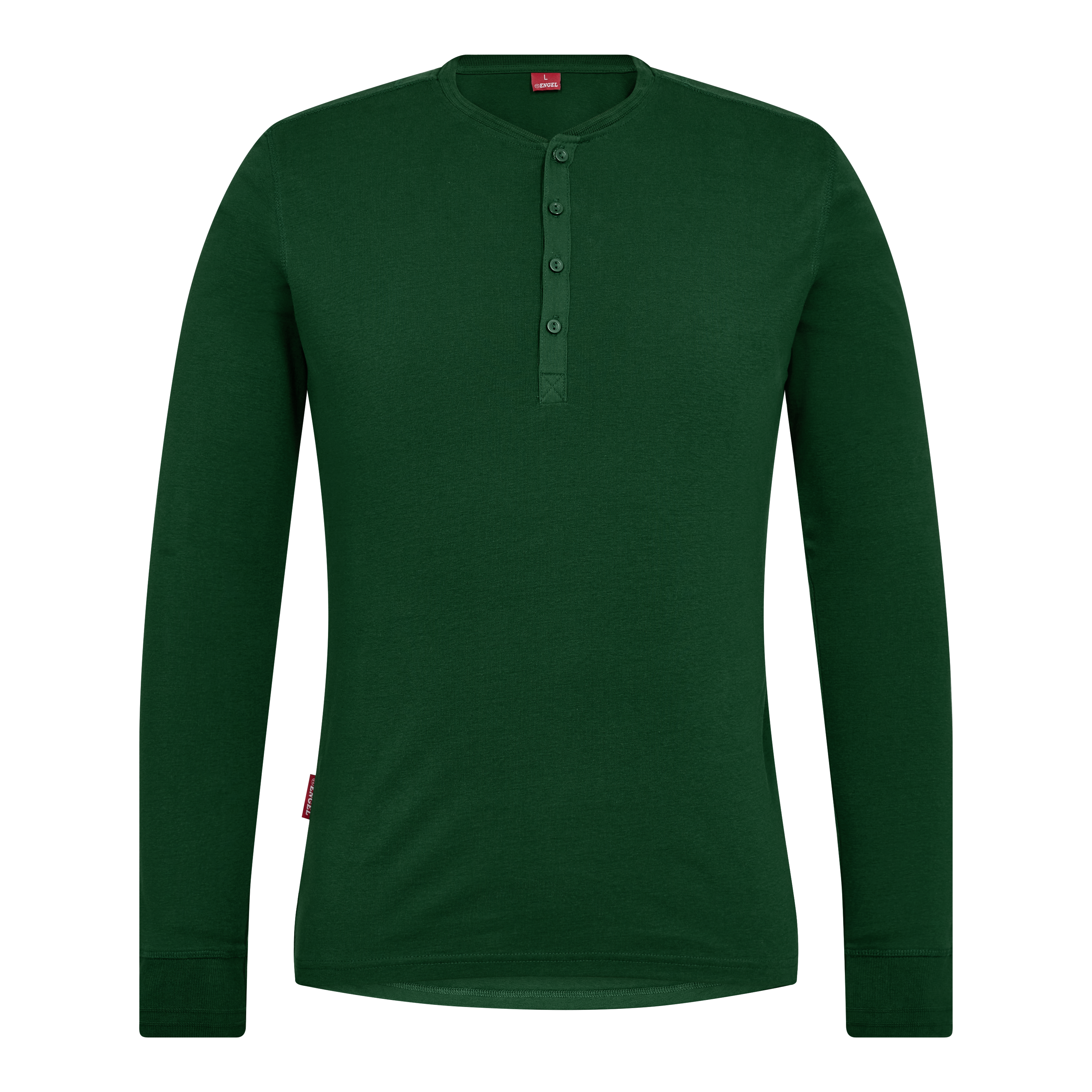 Engel Workwear Extend Grandad langærmet T-shirt - Grøn [1] / XS
