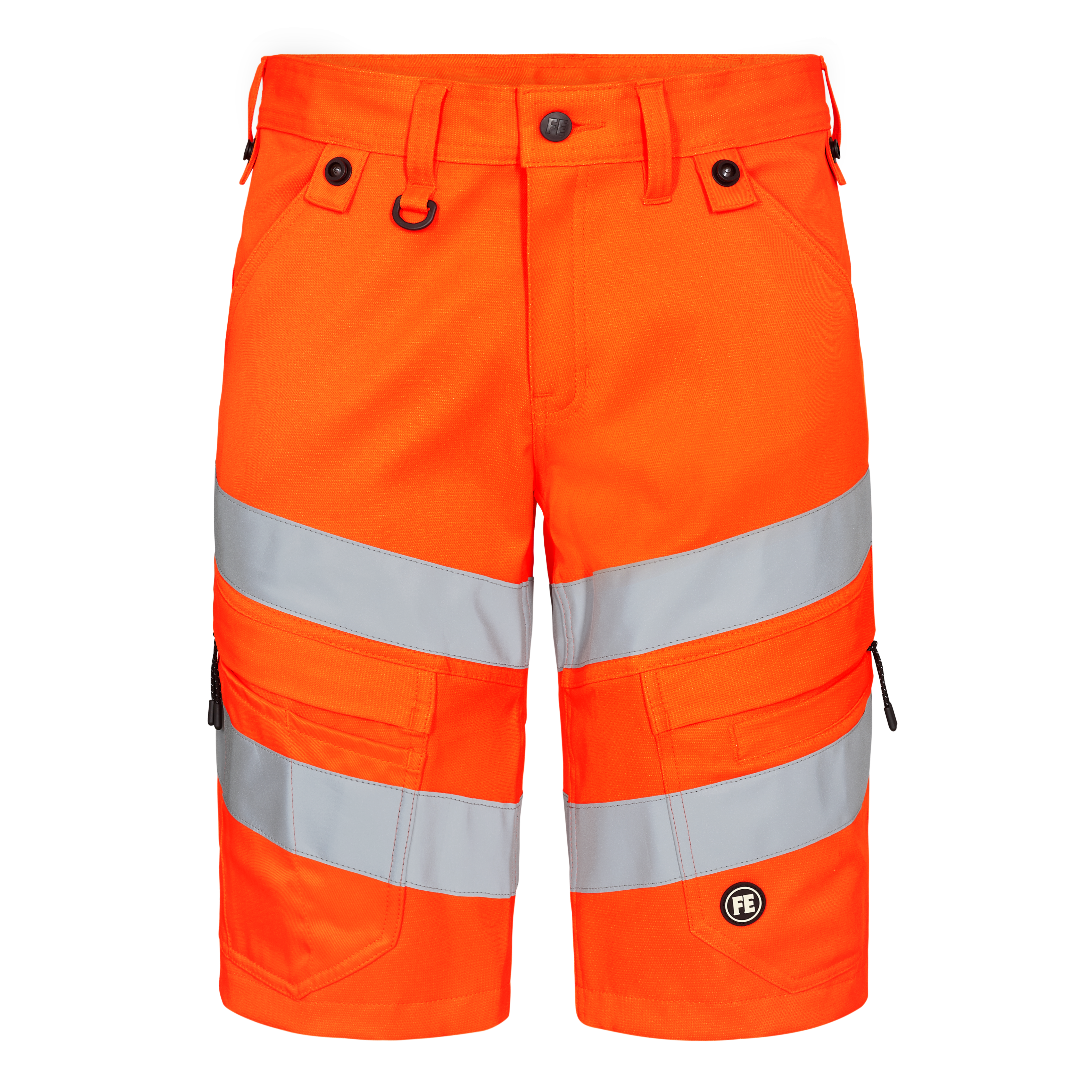 Engel Workwear Safety arbejdsshorts med 2-vejs stræk - Hi-vis Orange [10] / 72