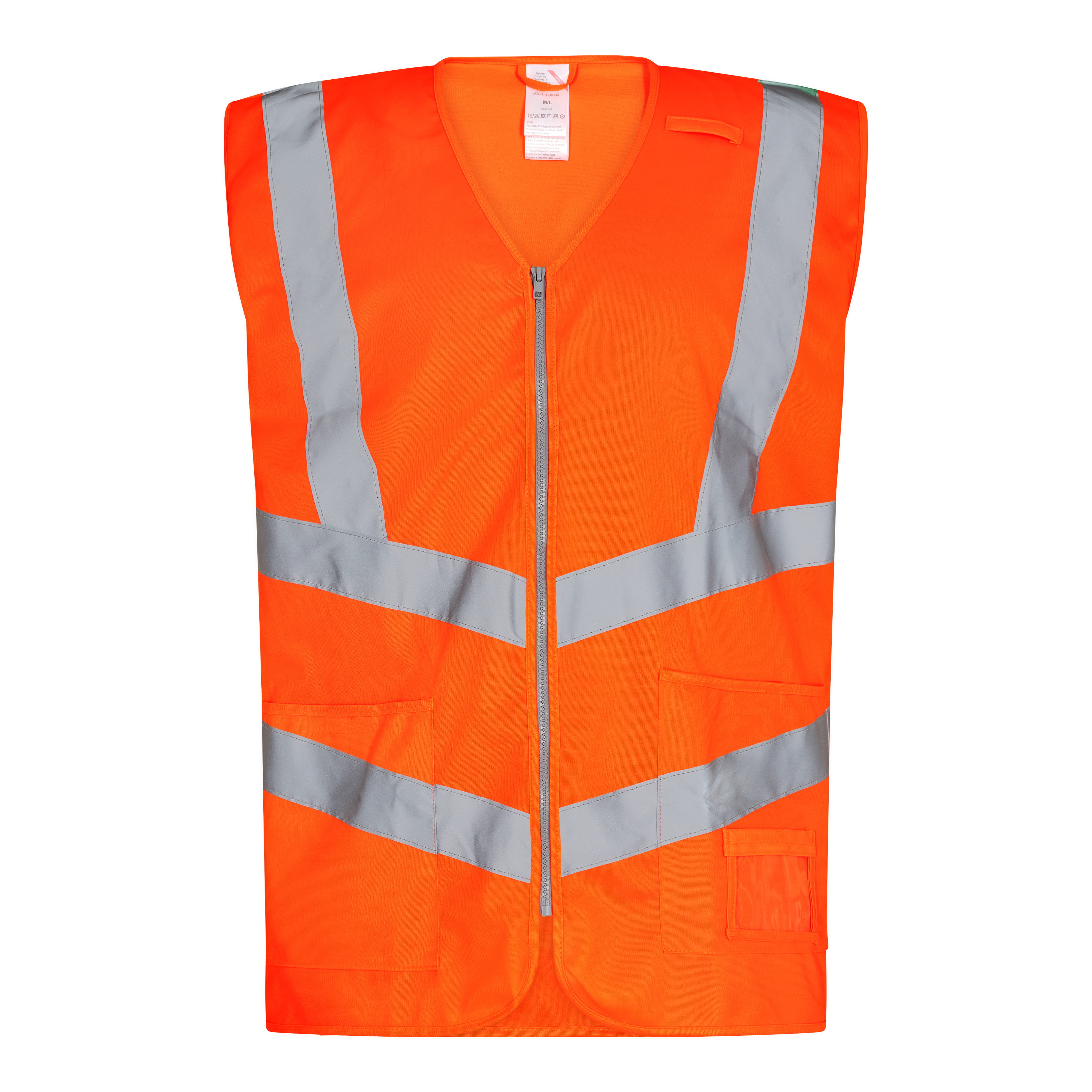 Safety Weste mit Reißverschluss