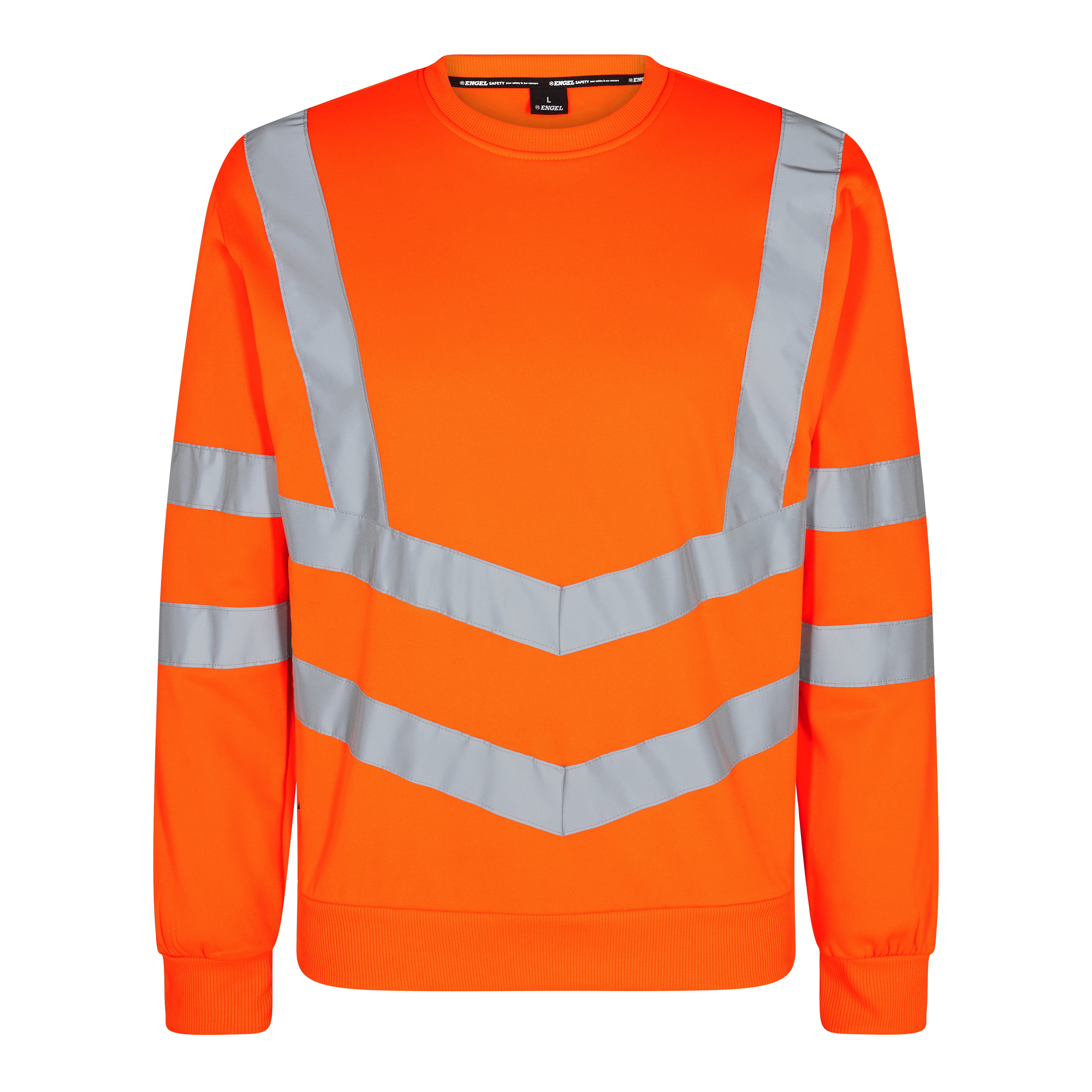 Engel Workwear Safety sweatshirt - Hi-vis Orange [10] / XS