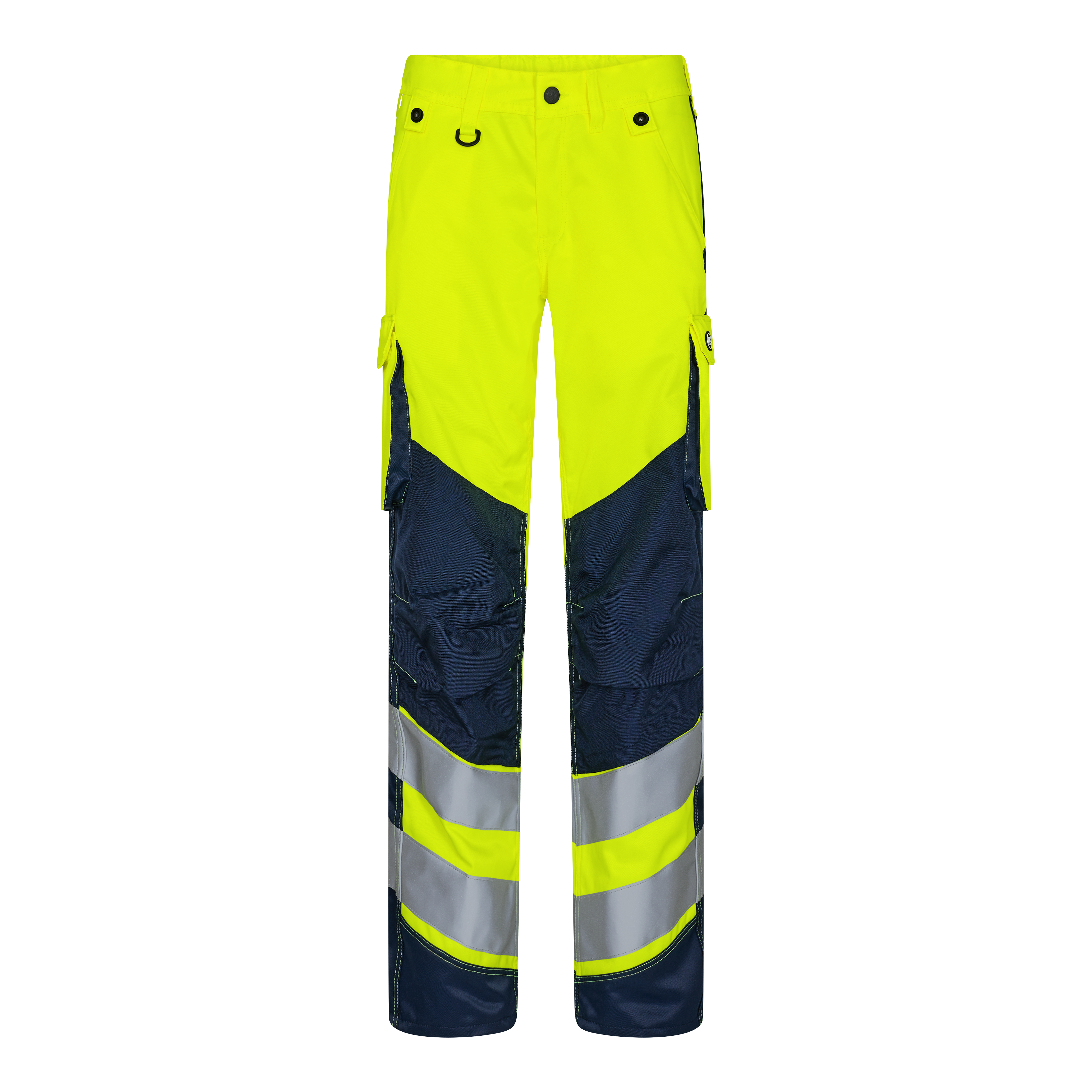 Engel Workwear Safety Light damebukser - Gul/Blue Ink [38165] / 34